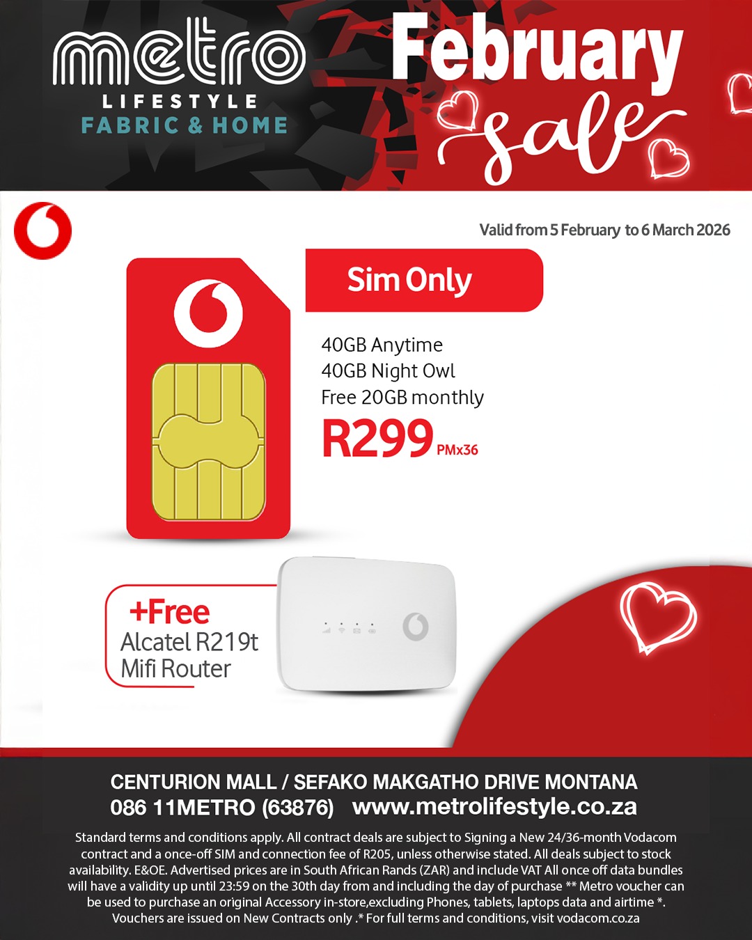 Metro Lifestyle Facebook ad: Cellphone Contracts