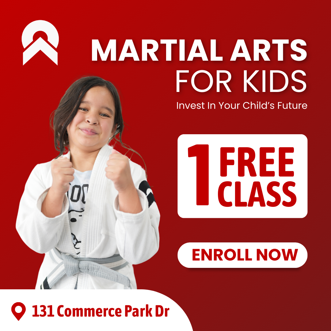 Champs Academy Facebook ad: Kids Jiu-Jitsu (Ages 5+) | Free Trial Pass