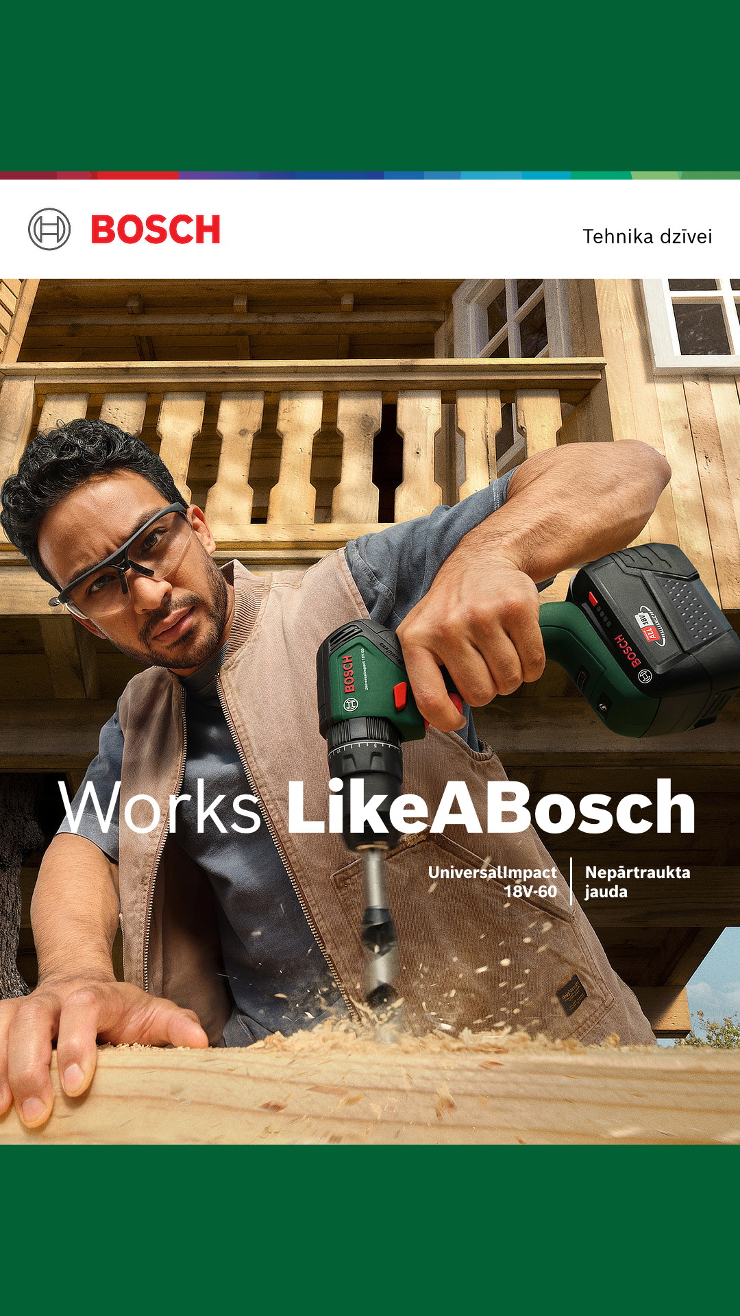 Bosch Latvija Facebook ad from May 26, 2026