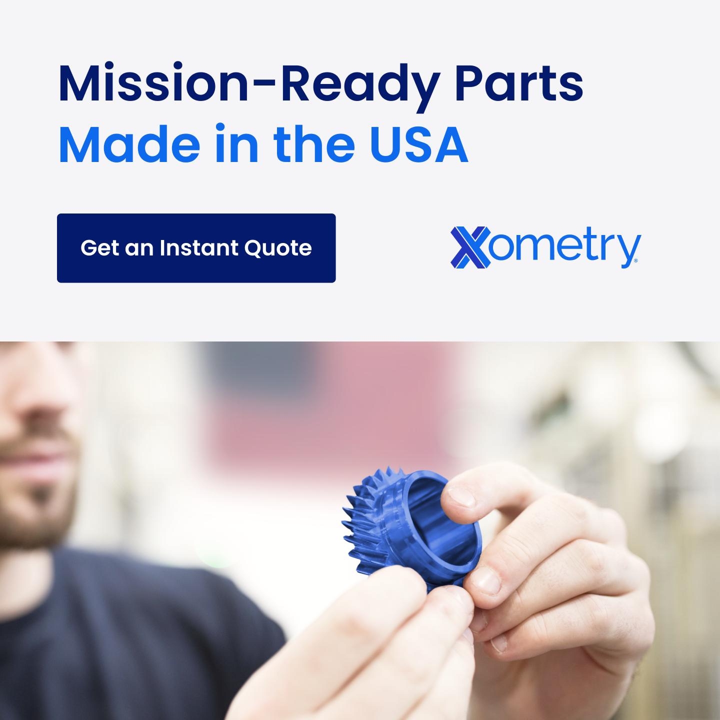 Xometry Facebook ad