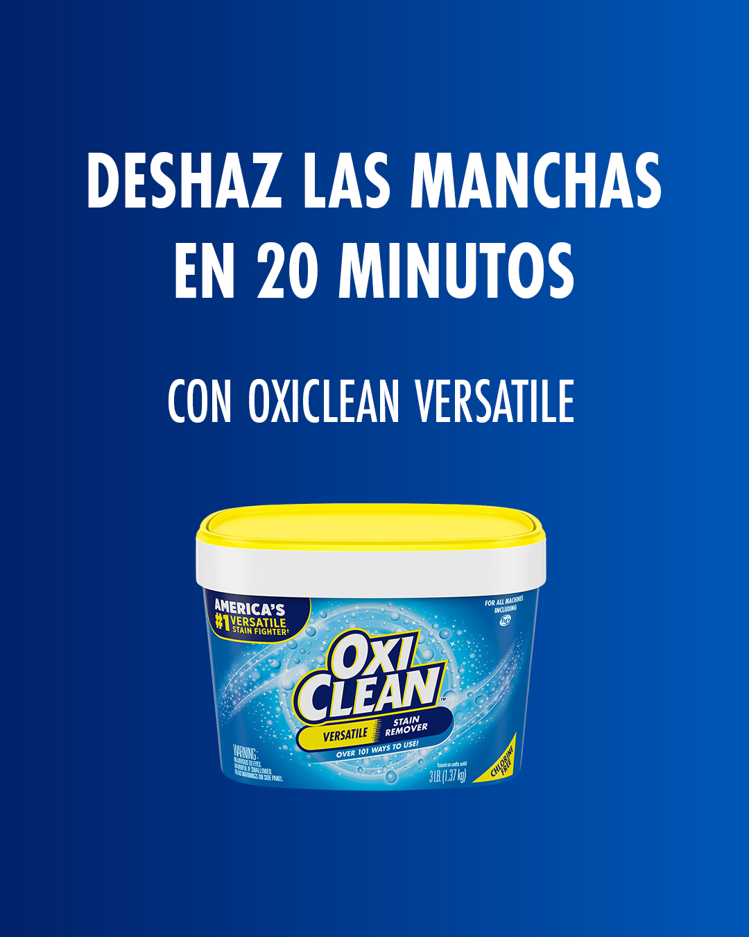 OxiClean Chile  Facebook ad