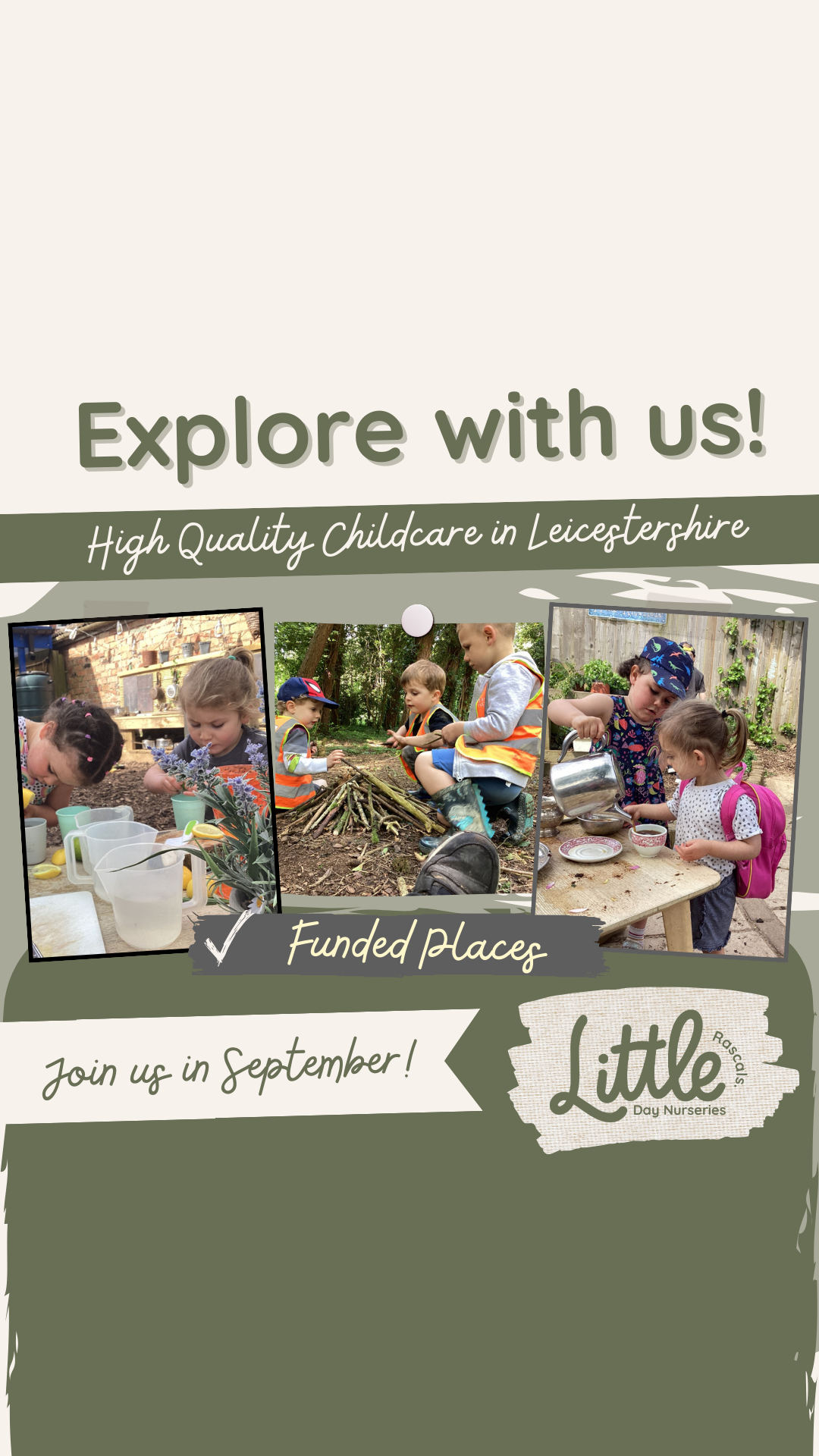 Little Rascals Day Nurseries Facebook ad