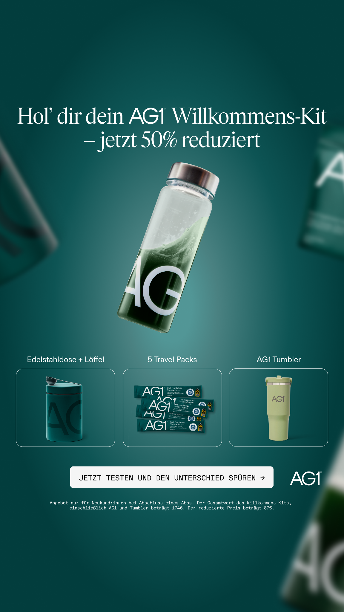 AG1 Deutschland Facebook ad