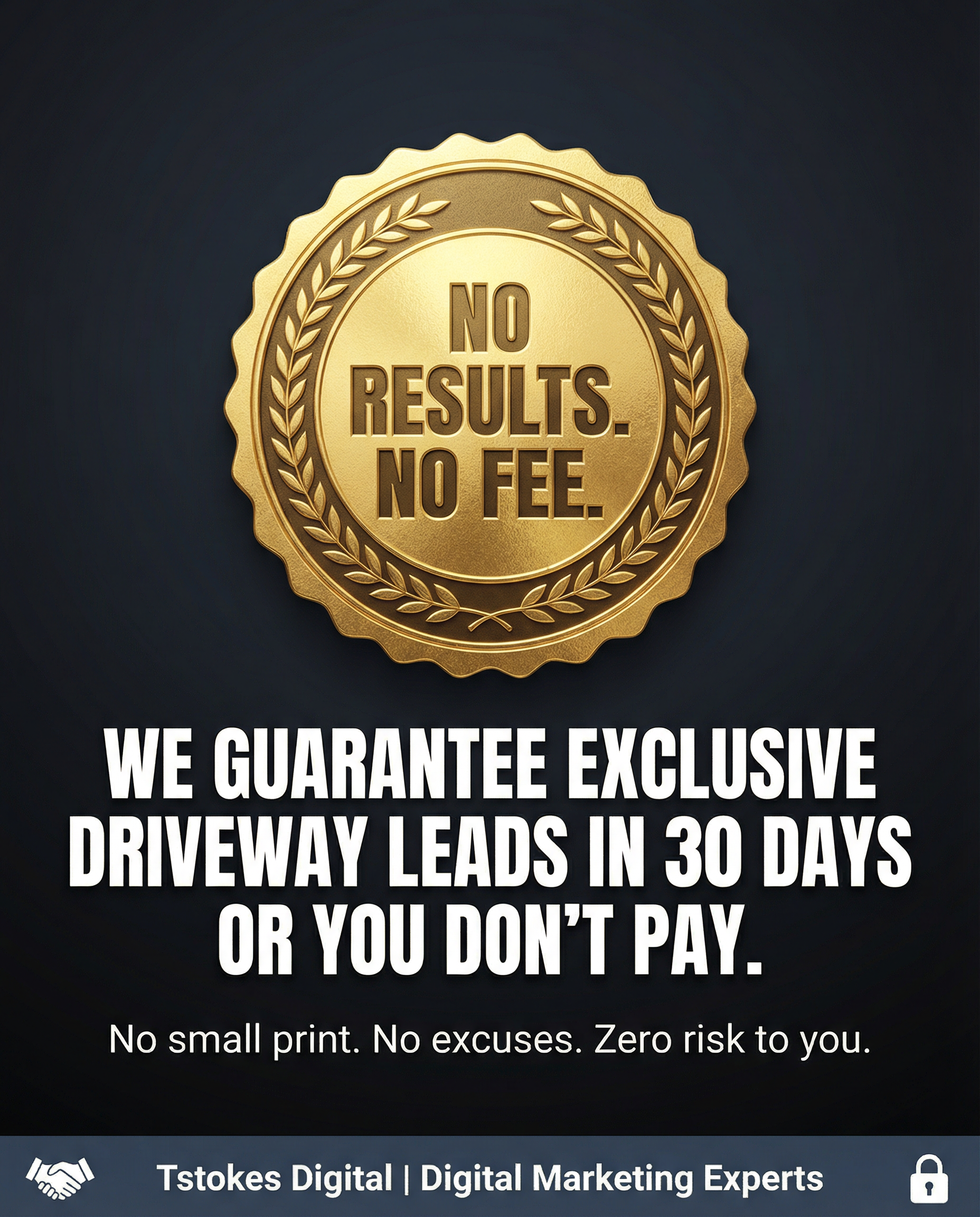 Tstokes Digital Facebook ad: No Results? You Don't Pay. Simple.