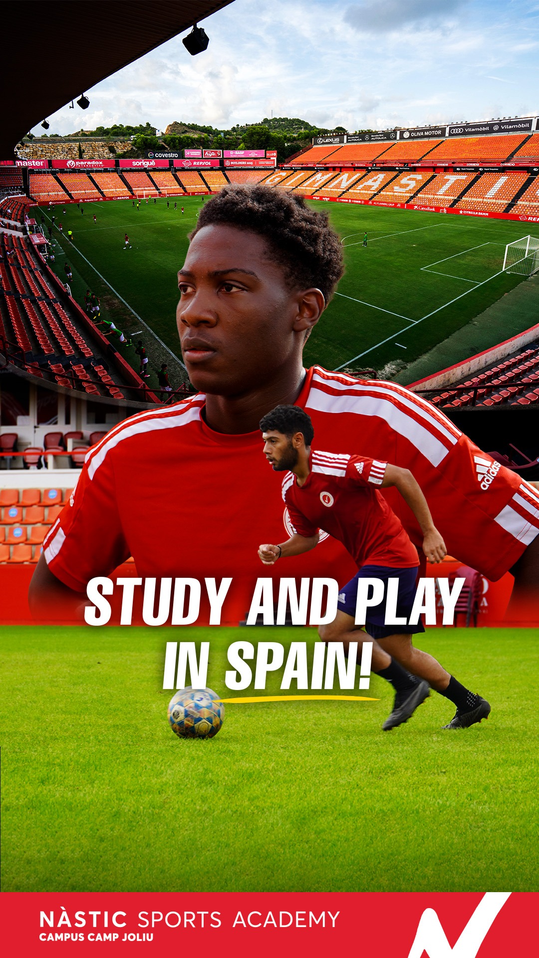 Nastic Soccer Academy Facebook ad