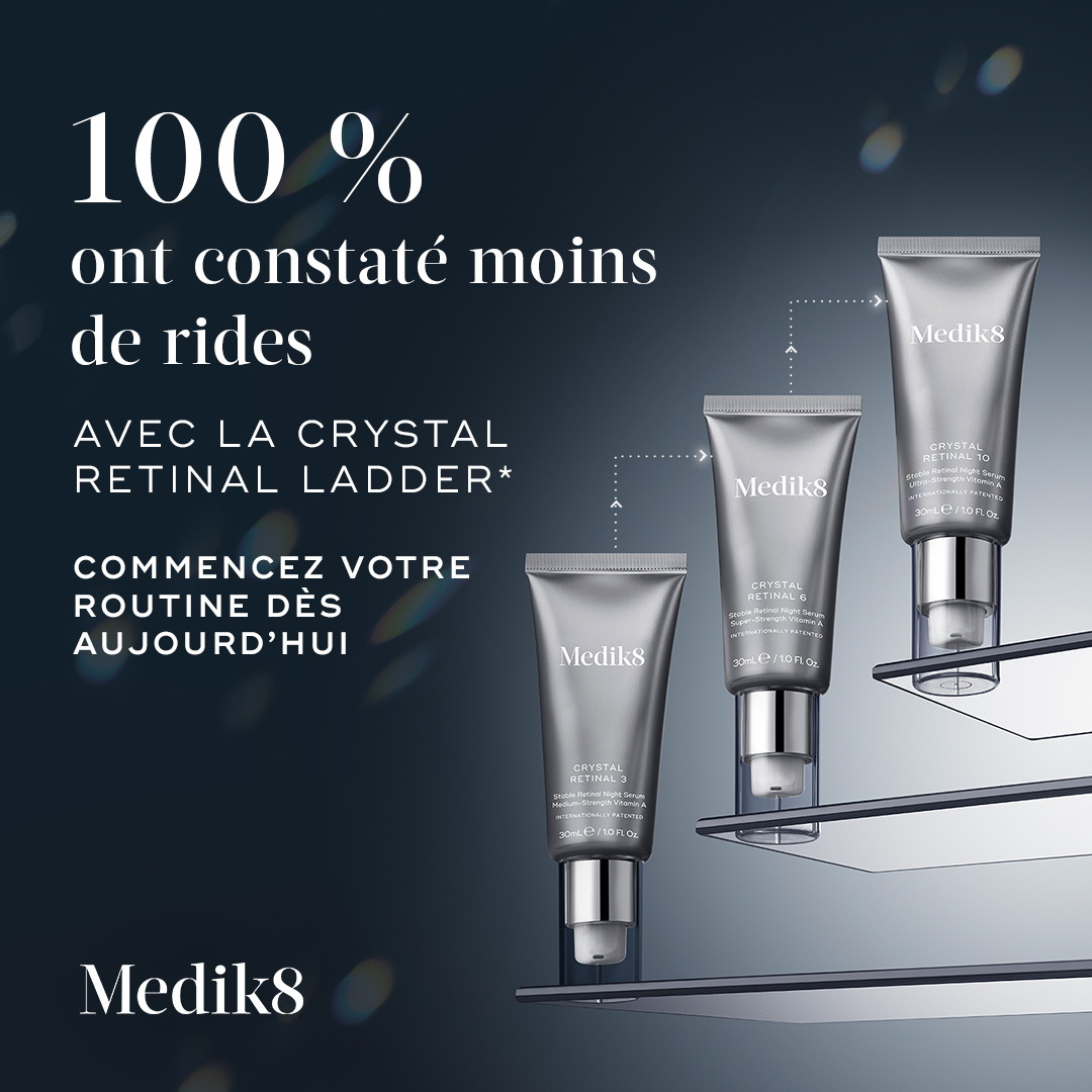 Medik8 Facebook ad: Le sérum rétinal n°1 mondial*