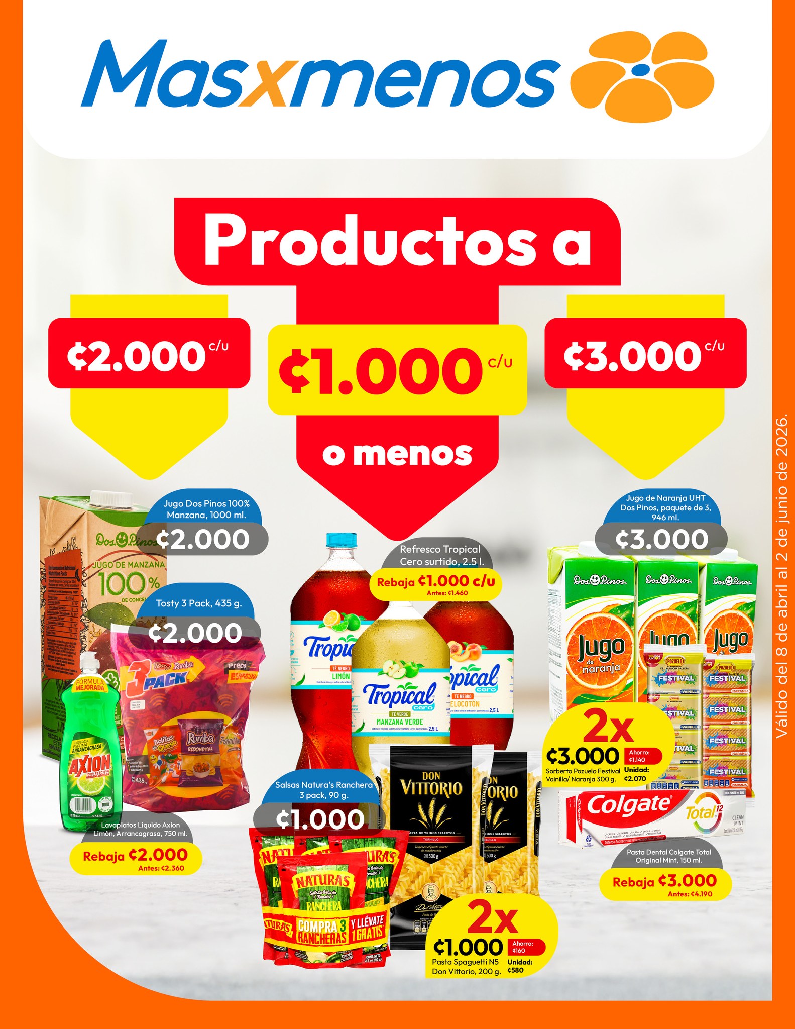 Masxmenos Costa Rica Facebook ad