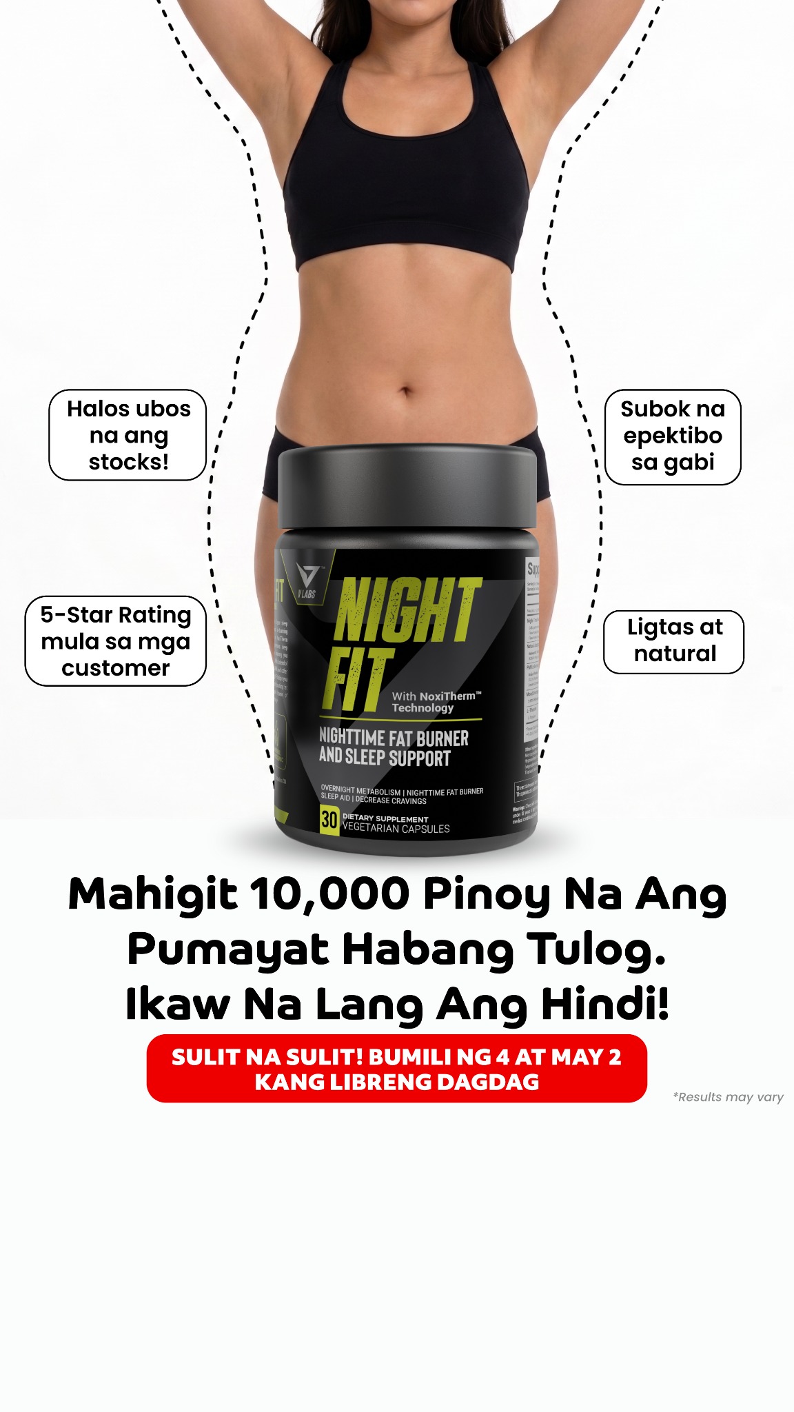 Vlabs NightFit PH Facebook ad