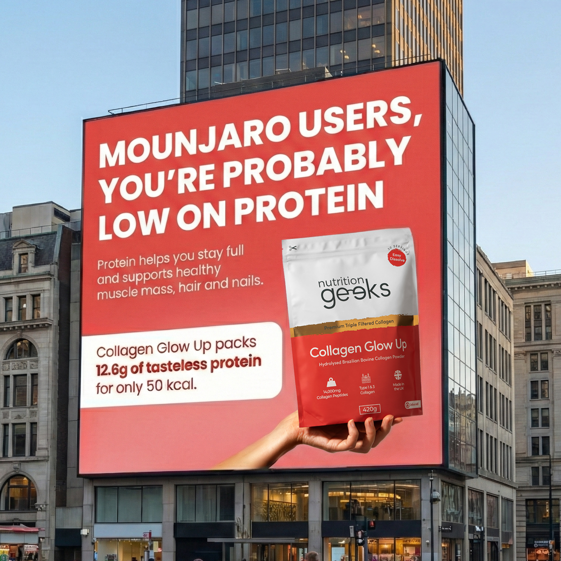 Nutrition Geeks Facebook ad