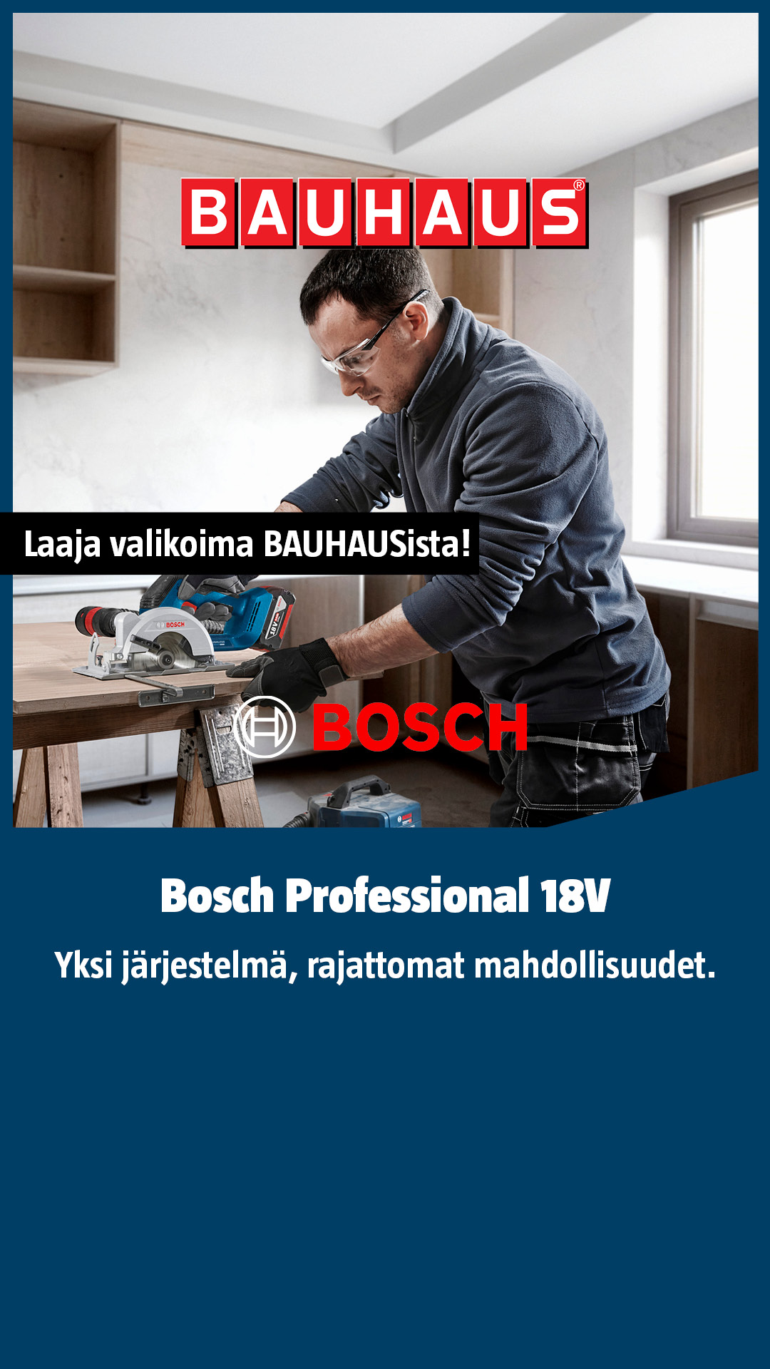 BAUHAUS Suomi Facebook ad