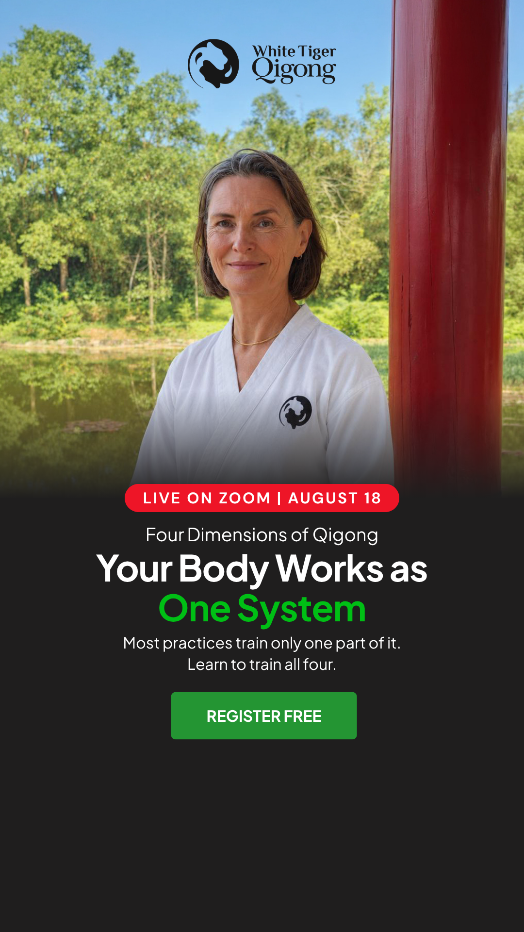 White Tiger Qigong Facebook ad