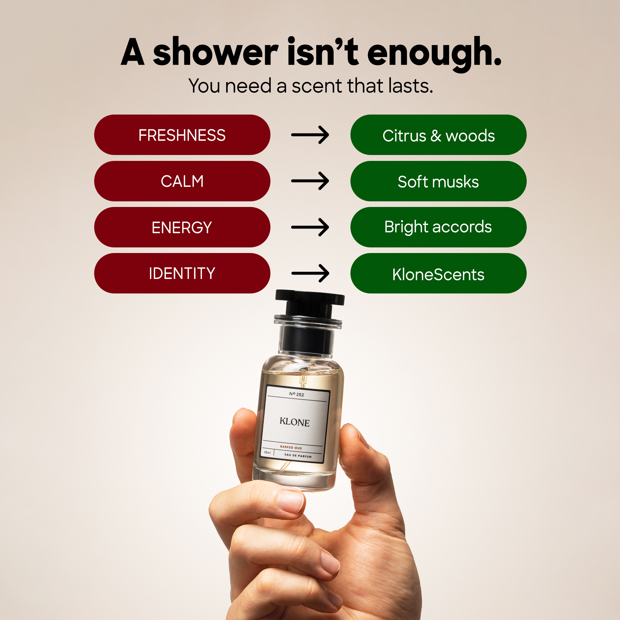 Klone Scents Facebook ad