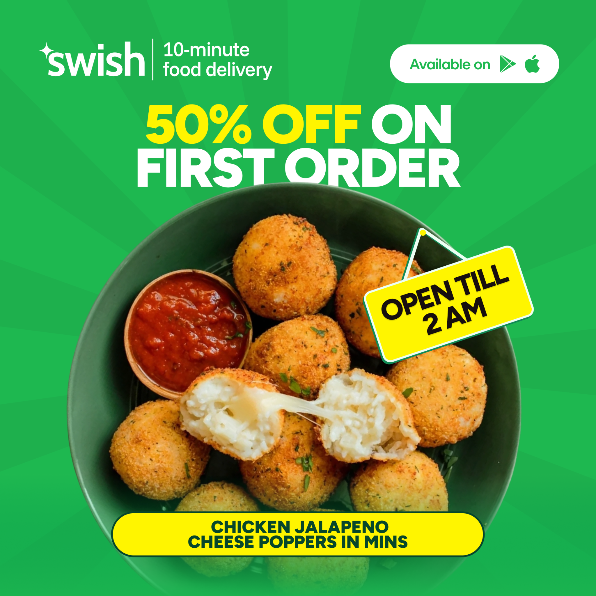 Swish Now Facebook ad