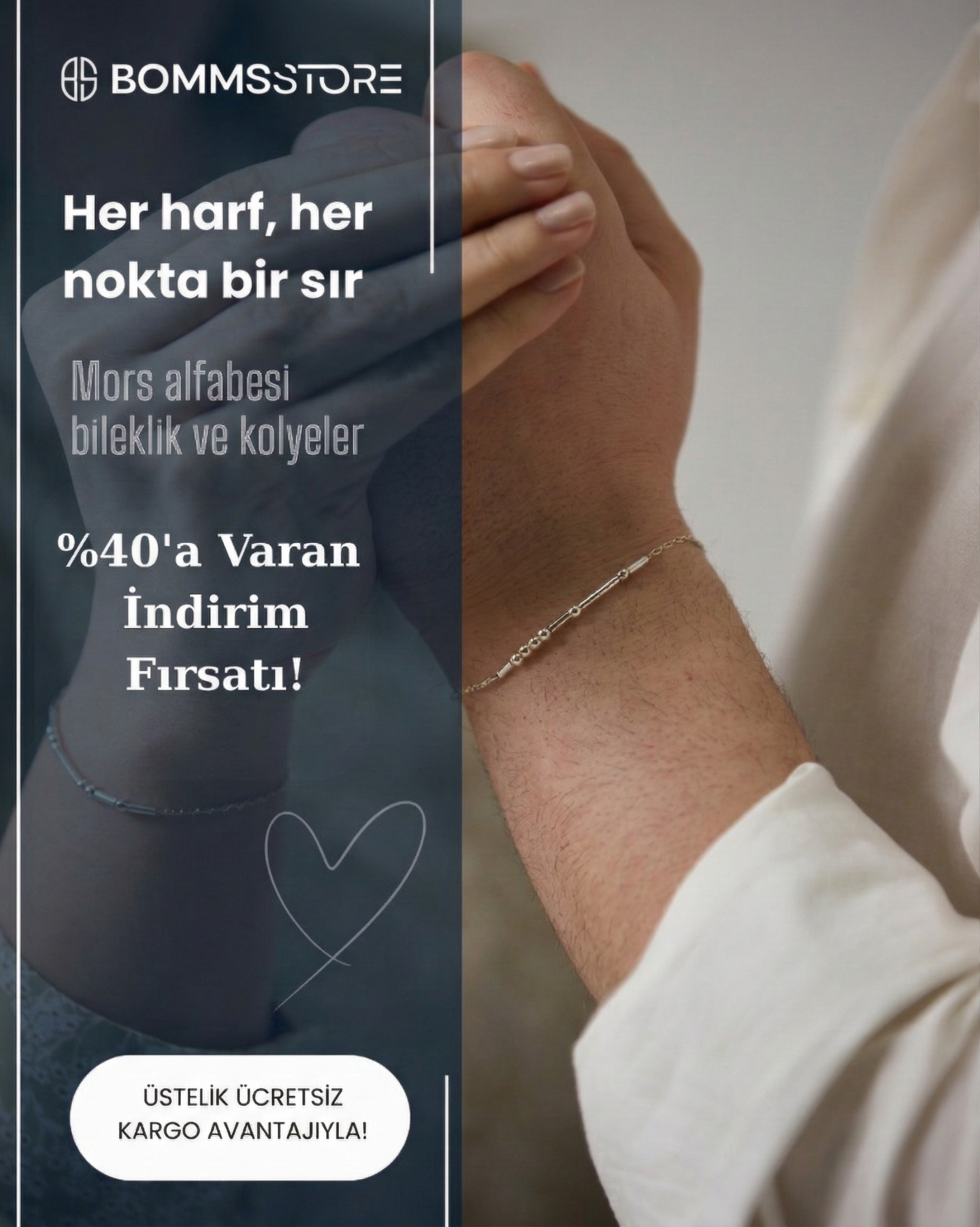 Bomms Store Facebook ad: Kişiye Özel En Gizemli Hediye: Mors Koleksiyonu
