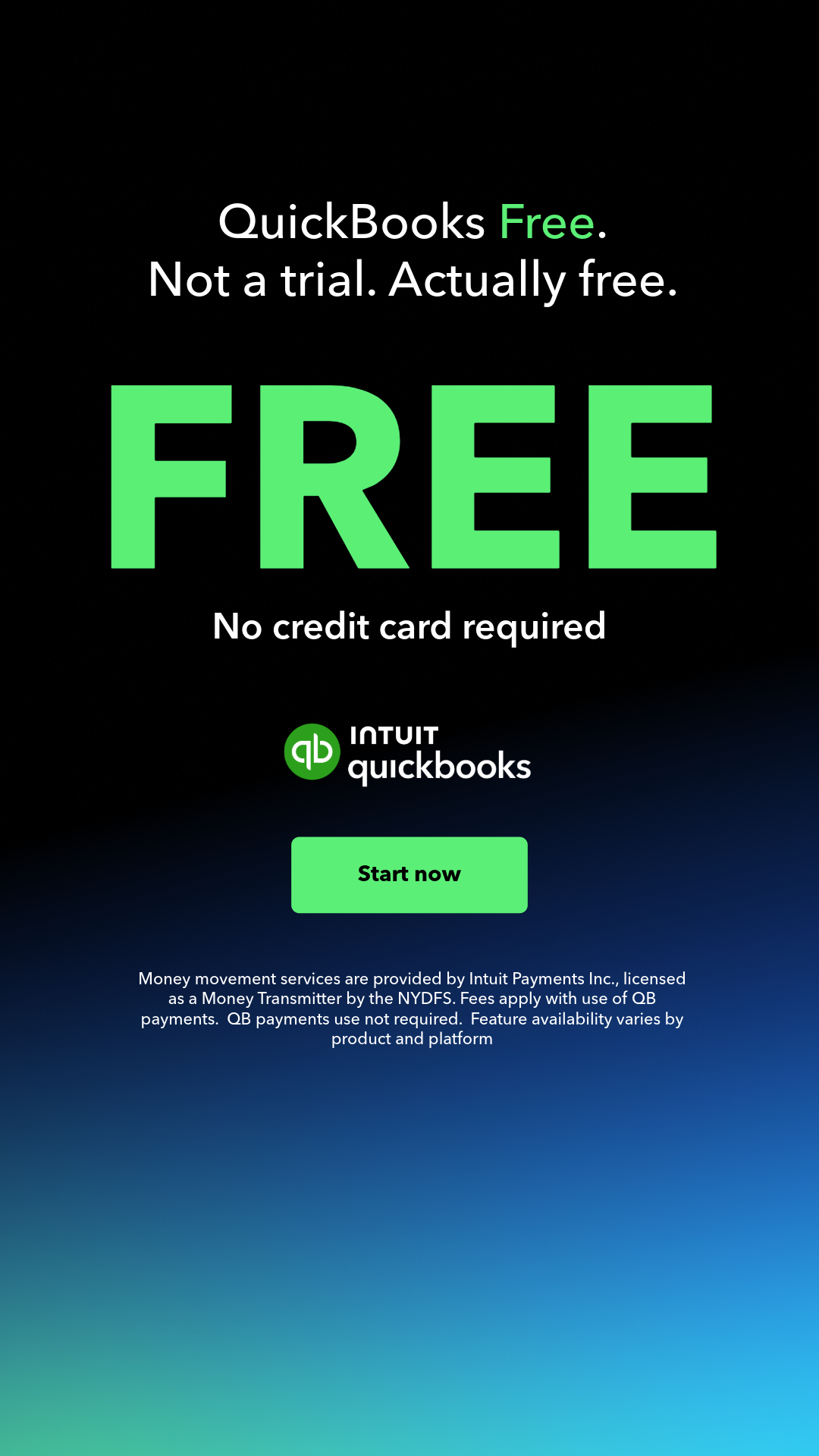 Intuit QuickBooks Facebook ad