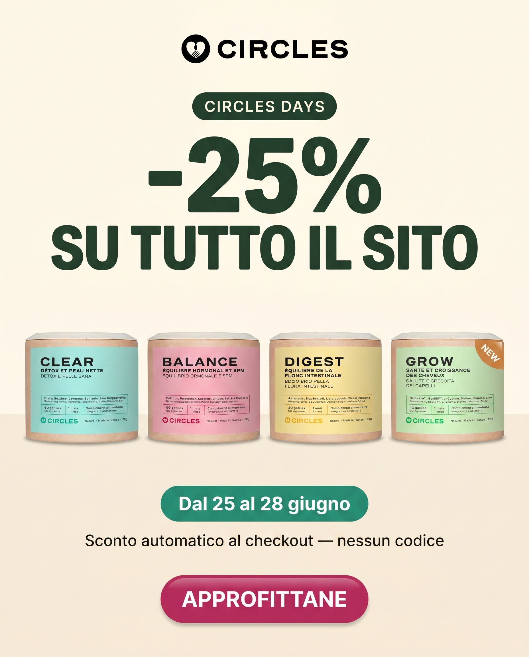 Circles Facebook ad