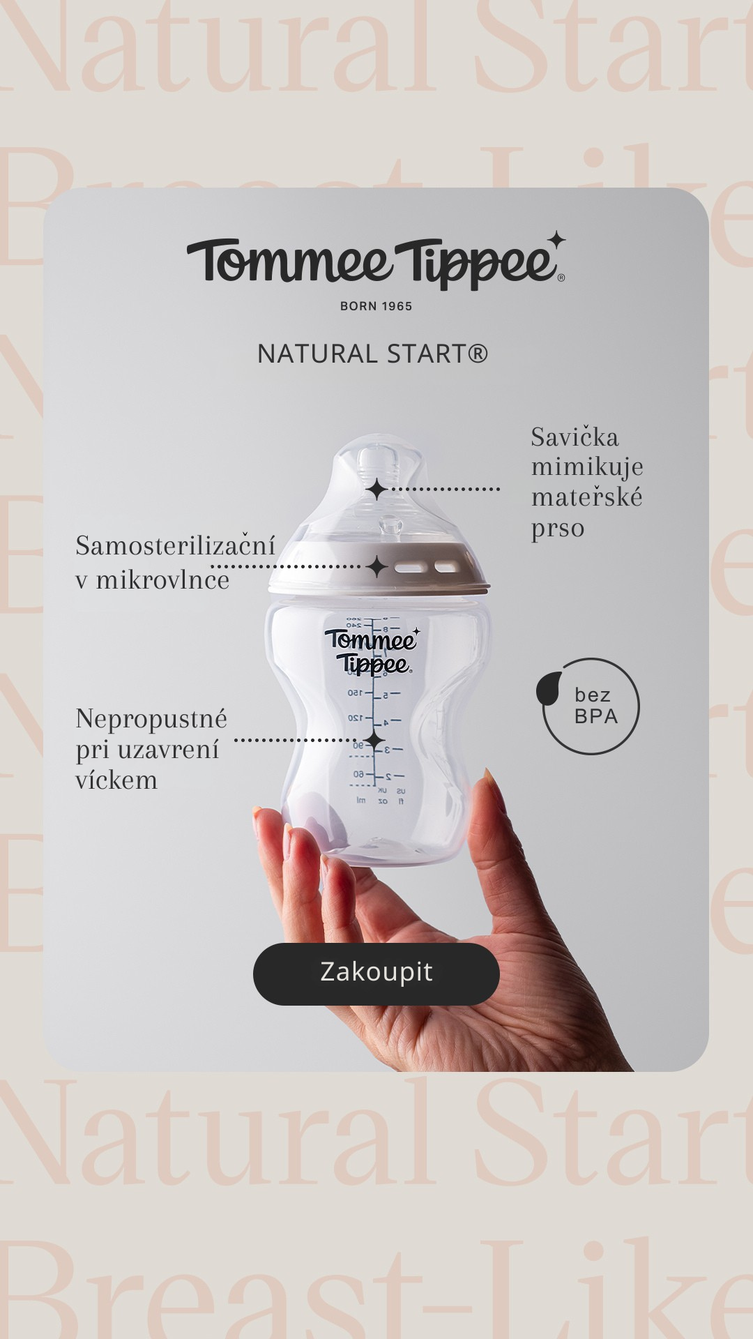 Tommee Tippee Cz/Sk Facebook ad from Aug 26, 2025