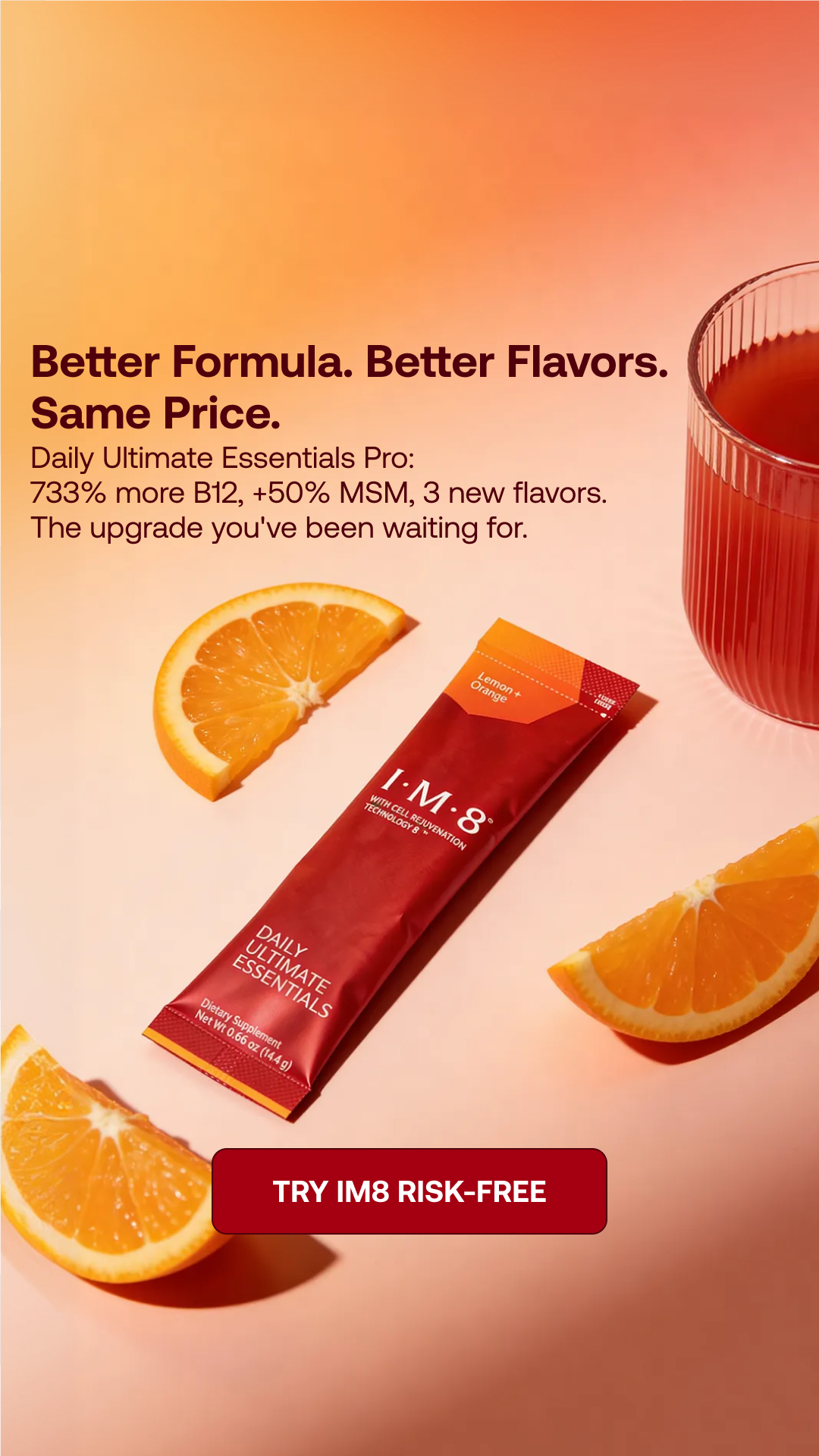 IM8 Health Facebook ad