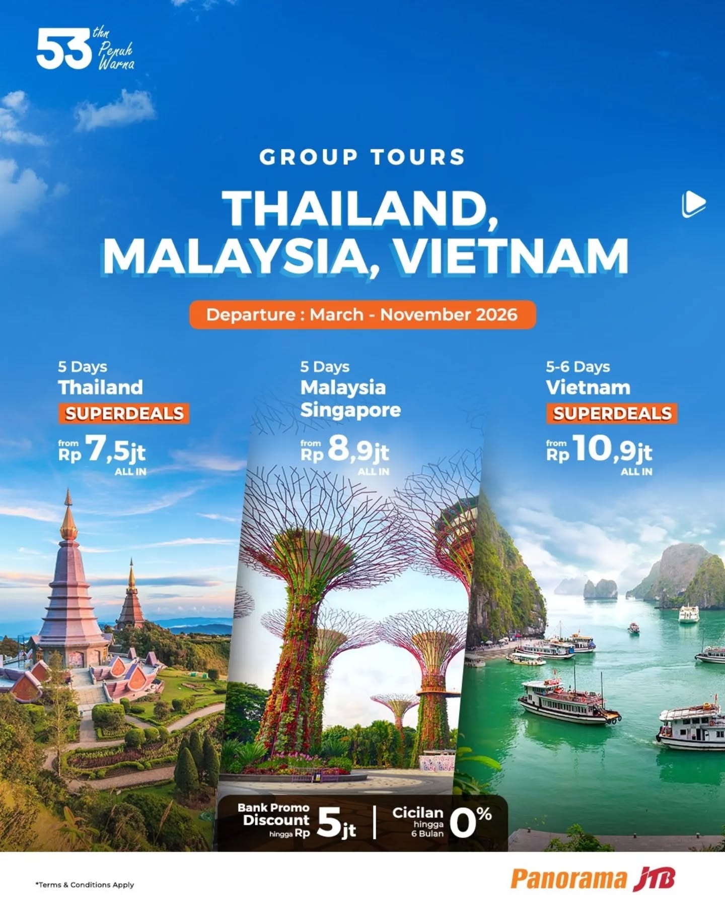 Panorama JTB Tours Facebook ad