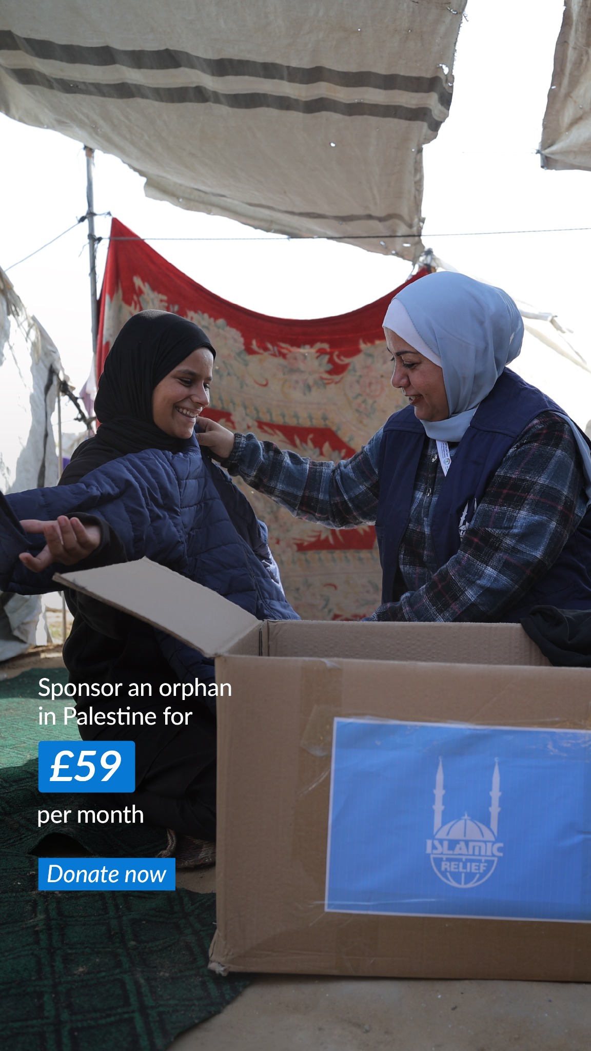 Islamic Relief UK Facebook ad