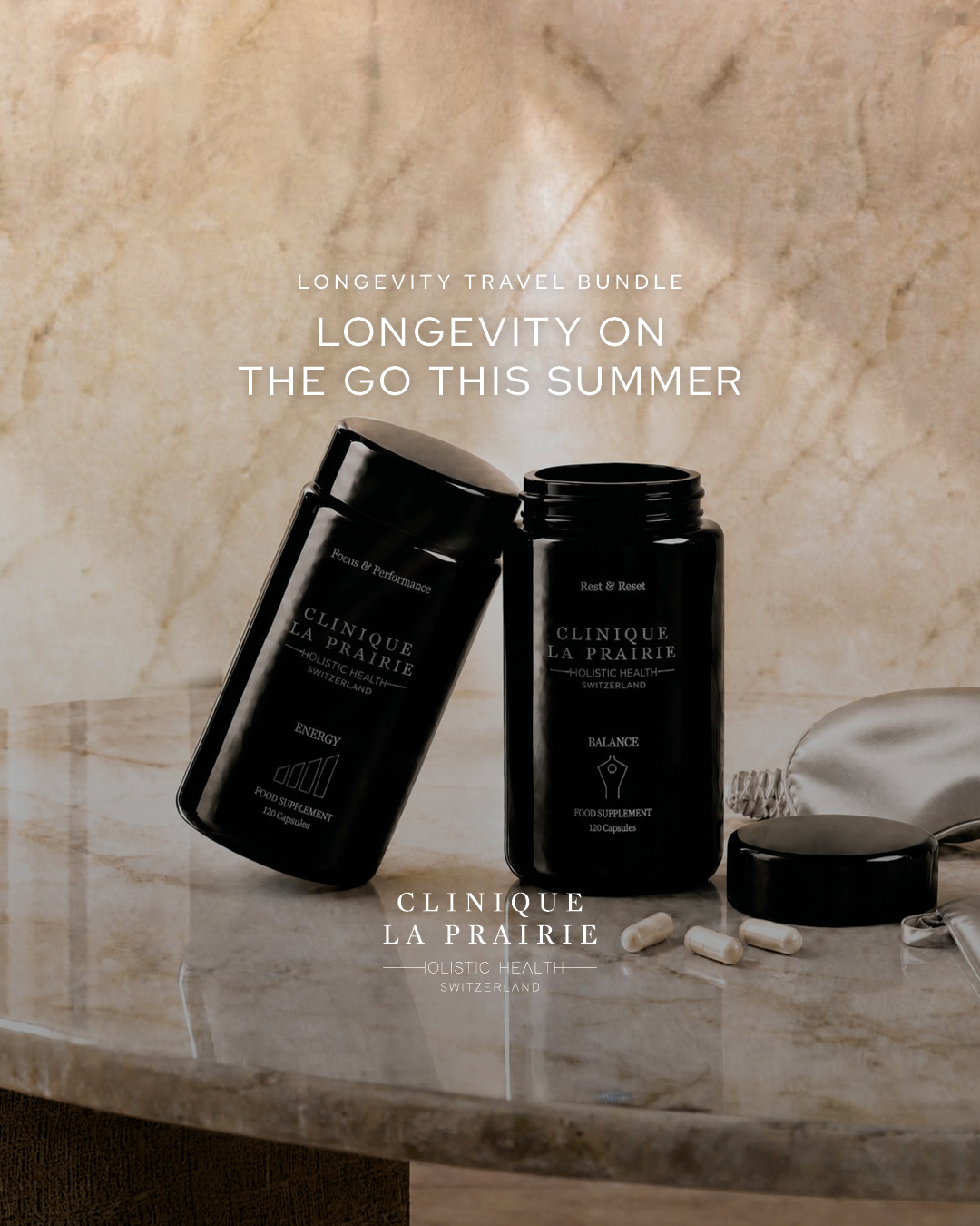 Holistic Health by Clinique La Prairie Facebook ad