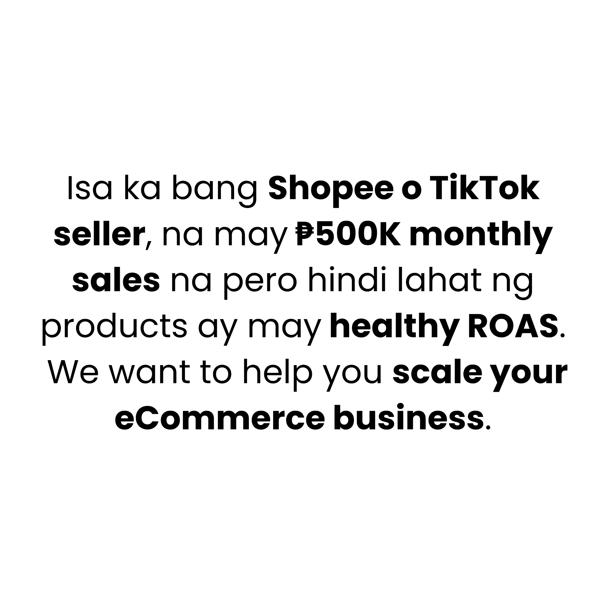 ECOM Accelerator Facebook ad