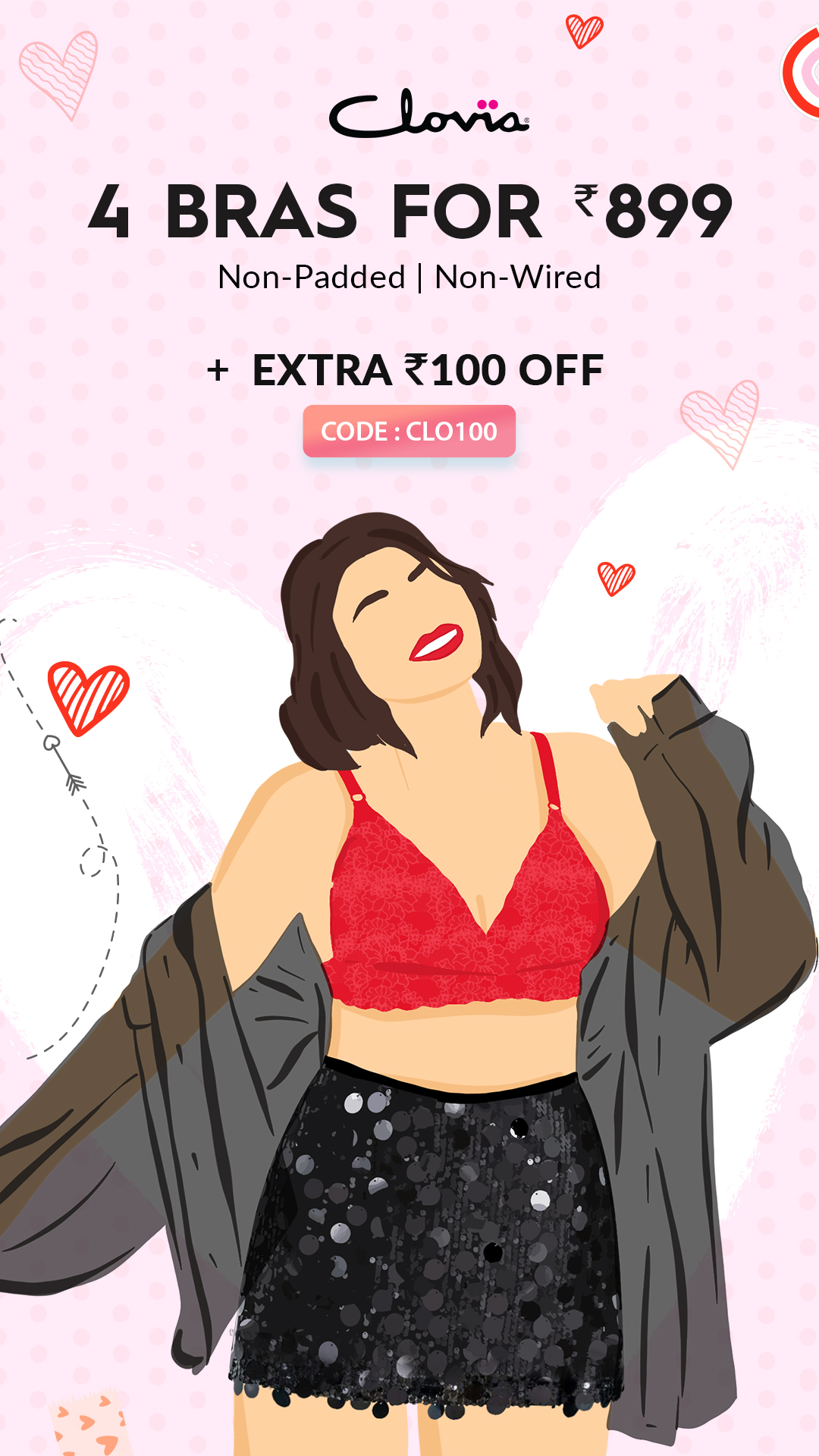 Clovia Facebook ad