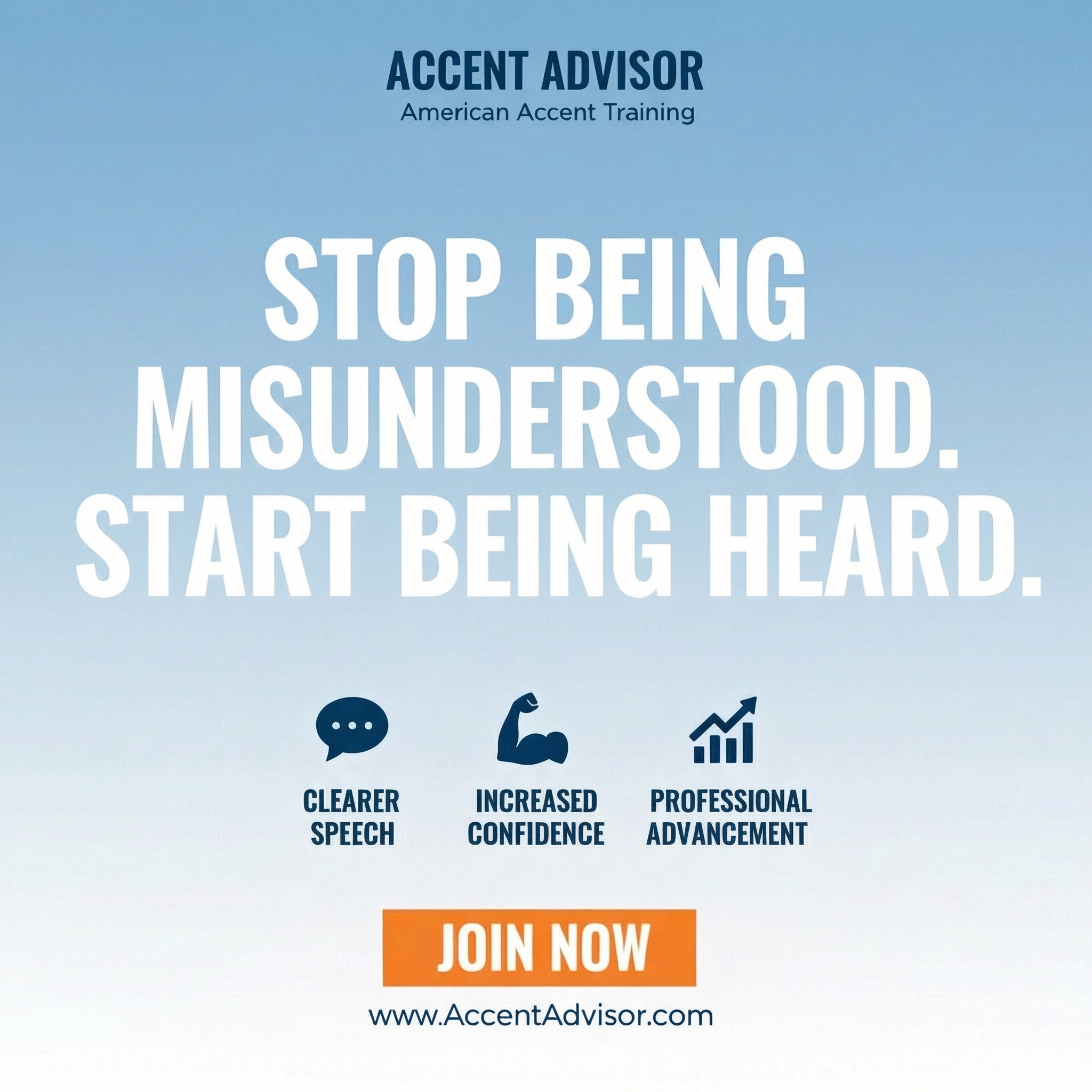 Accent Advisor - American Pronunciation Facebook ad