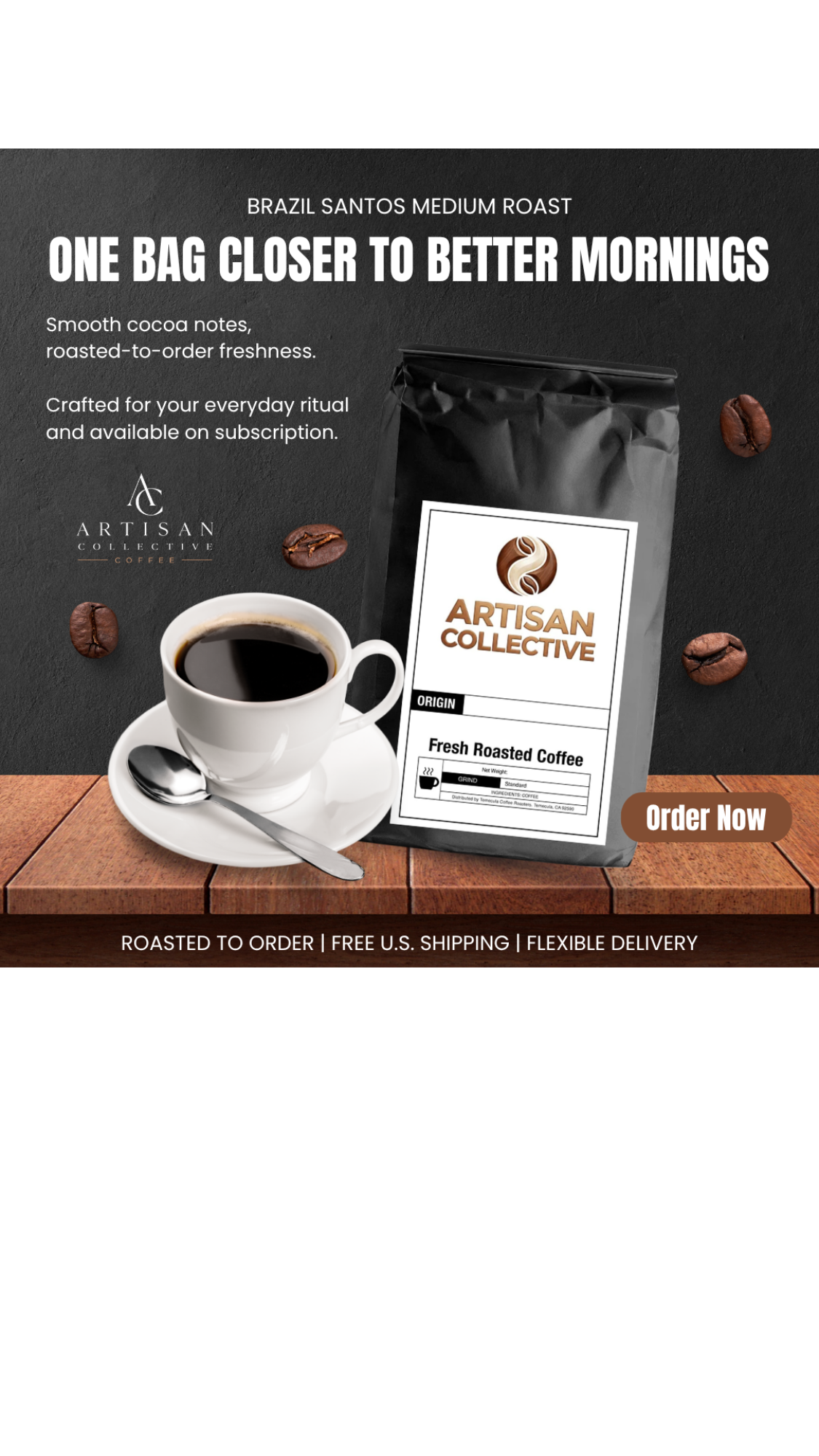 Artisan Collective Coffee Facebook ad