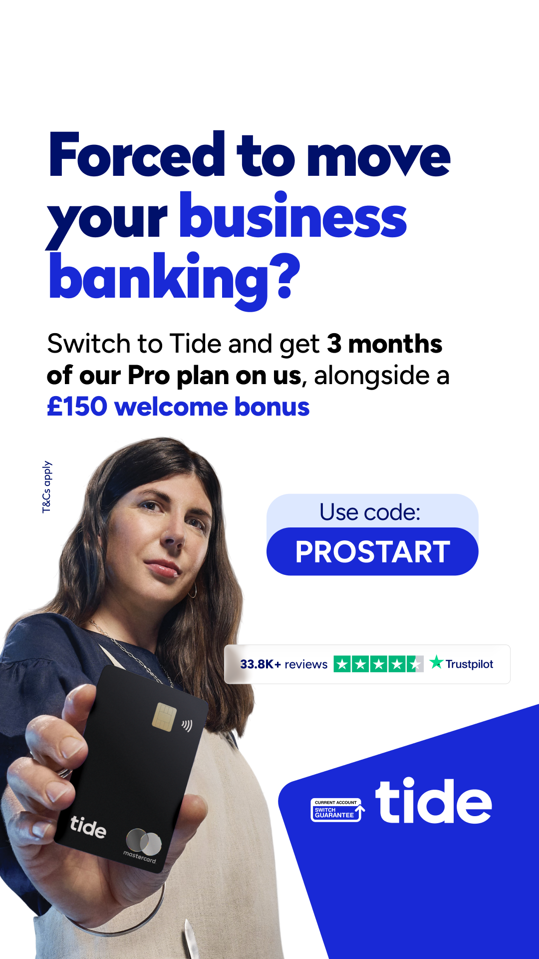 Tide Banking Facebook ad