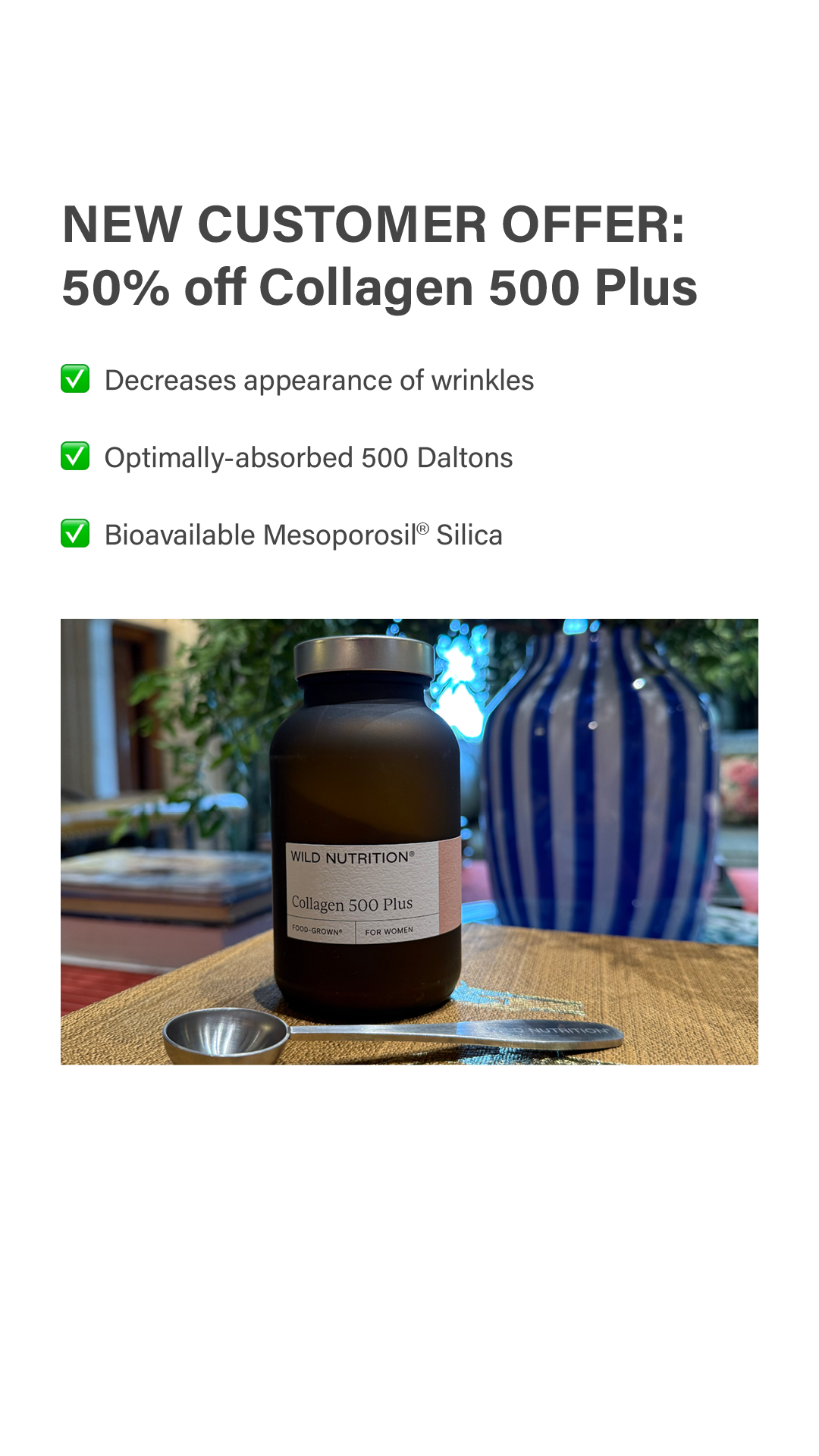 Wild Nutrition Facebook ad
