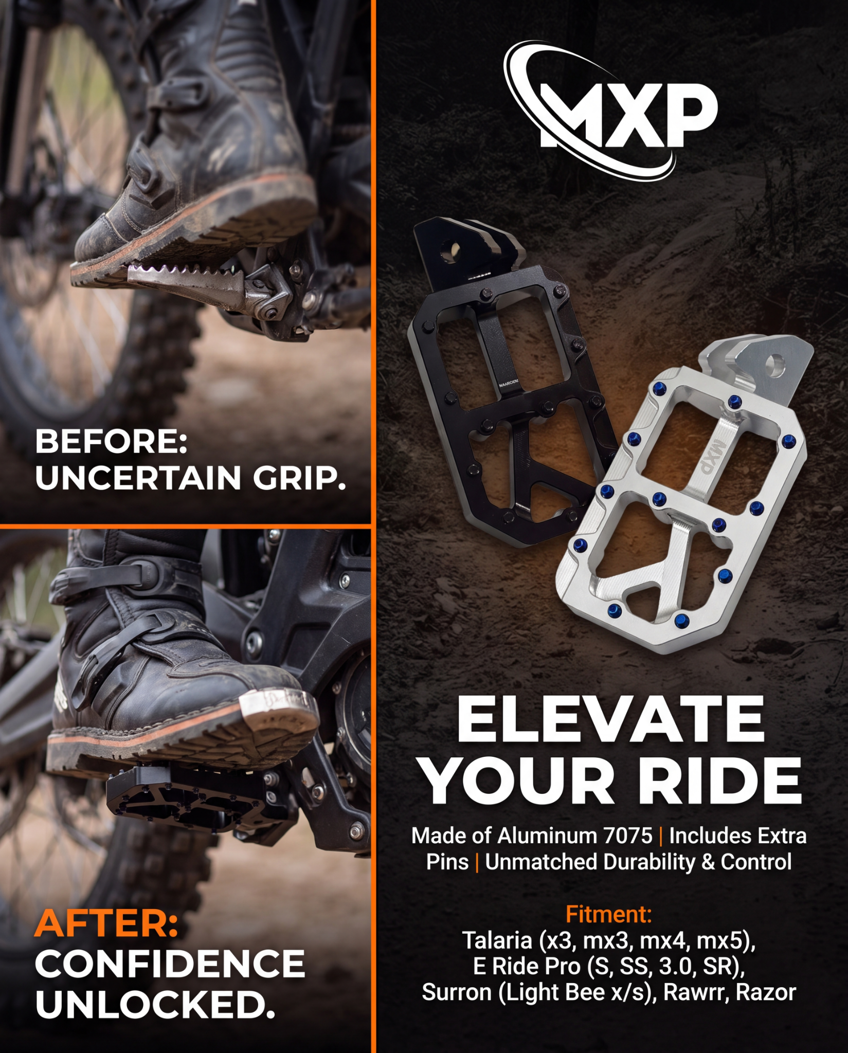 Mxp designs Facebook ad: One Upgrade. Total Confidence.
