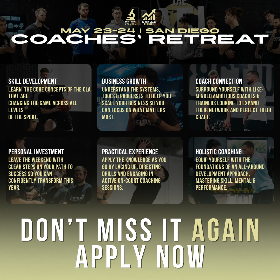 Coleman Ayers - By Any Means Basketball Facebook ad from Apr 7, 2026