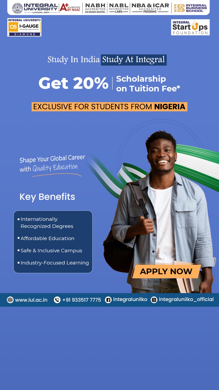Integral University Facebook ad