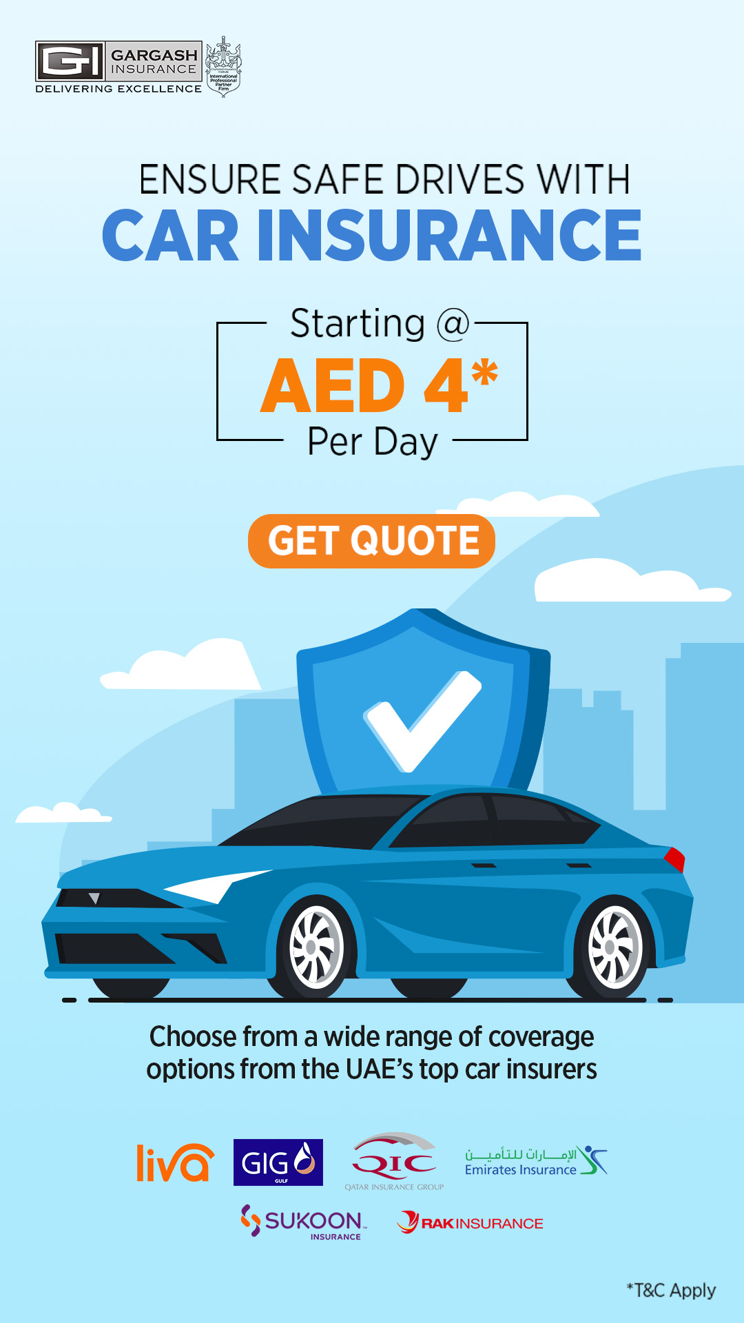 Gargash Insurance Facebook ad