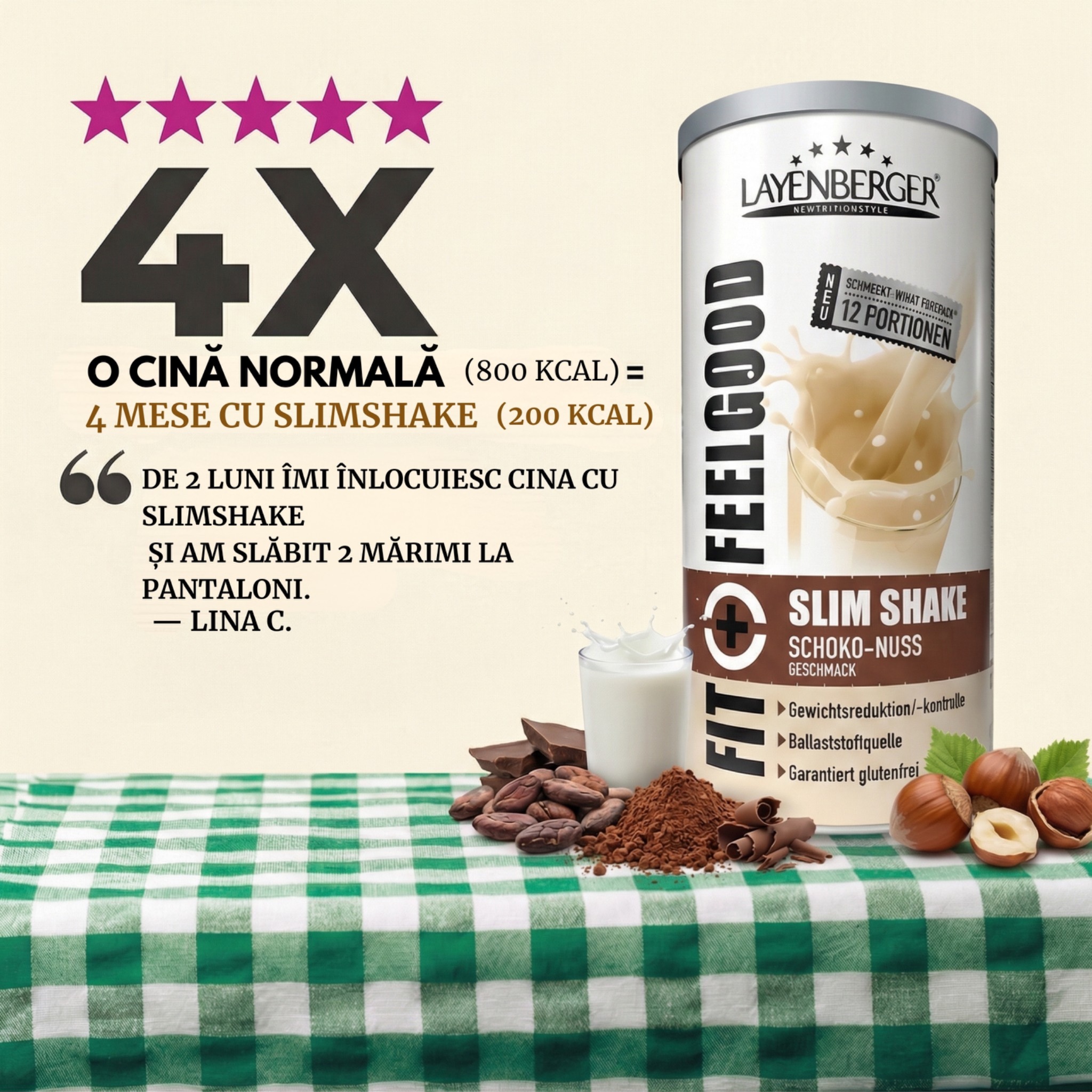 SlimShake-RO Facebook ad