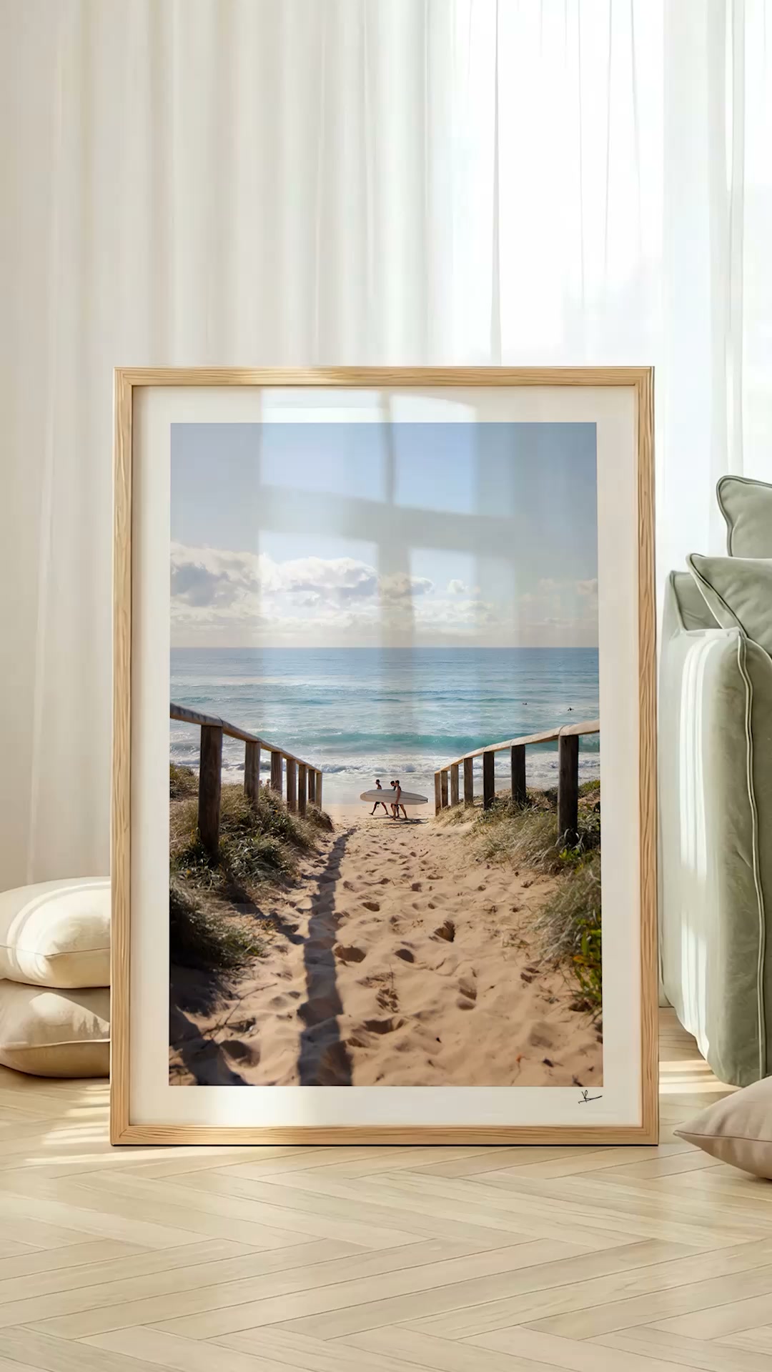 Australia Unseen Facebook ad: Sydney coastal fine art prints