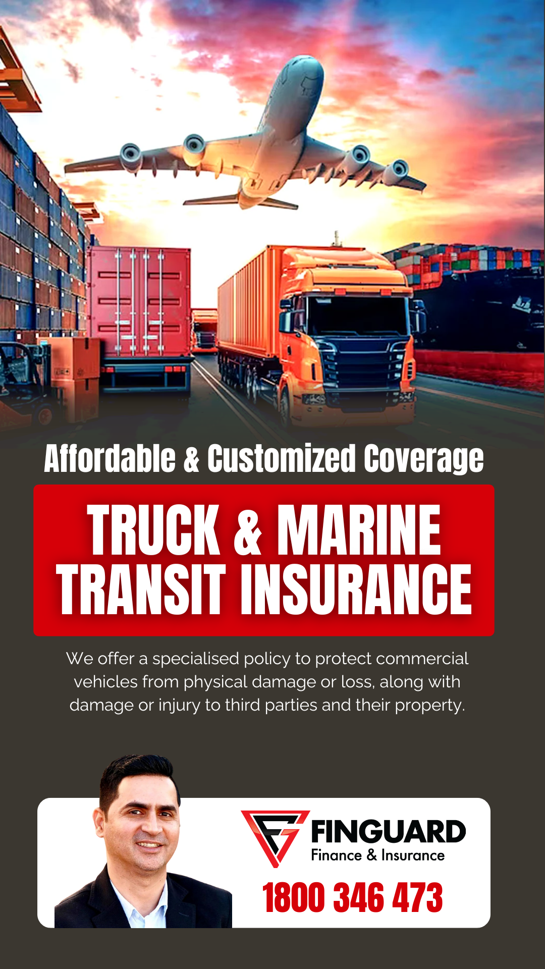 FinGuard Finance & Insurance Facebook ad
