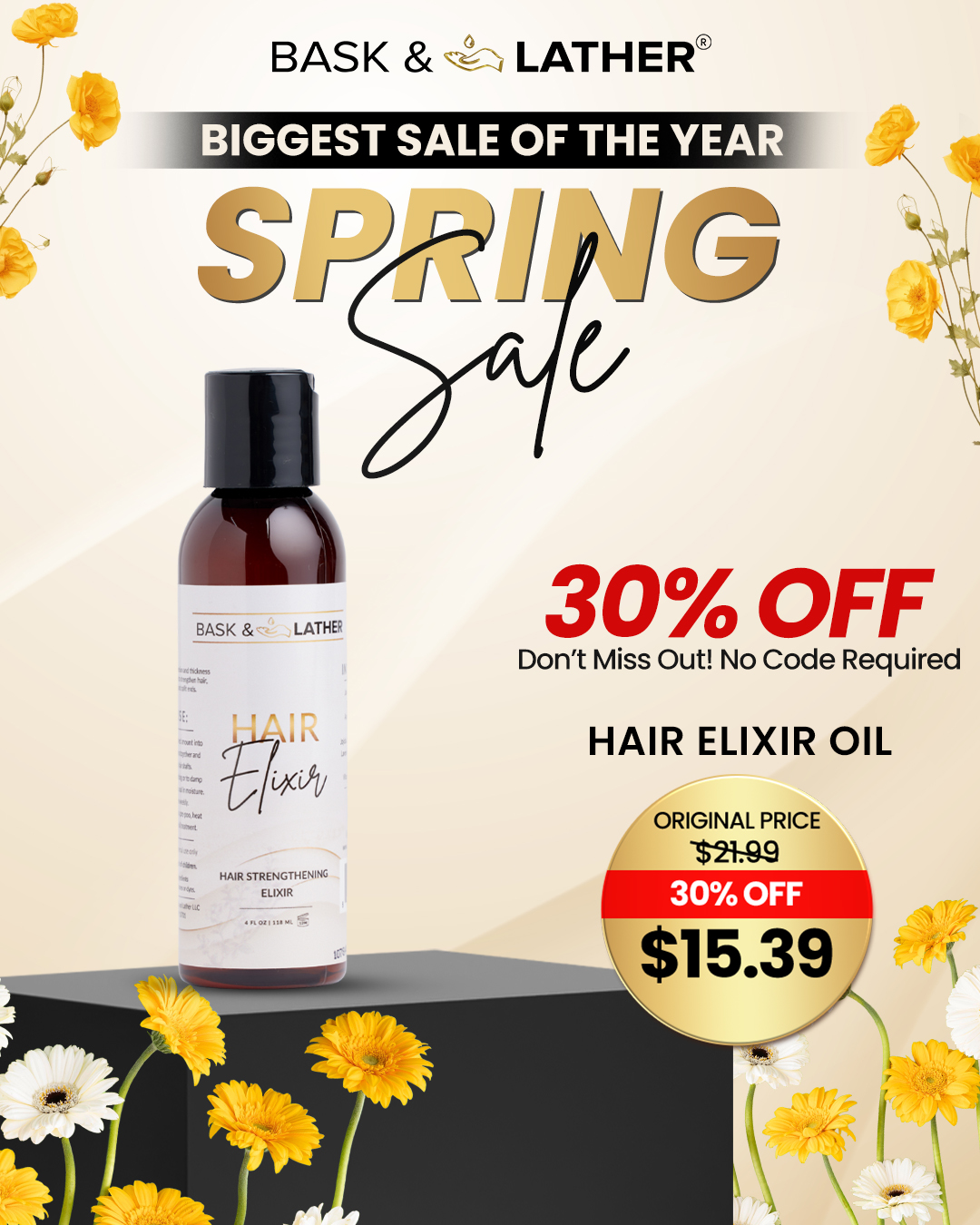Bask & Lather Co Facebook ad