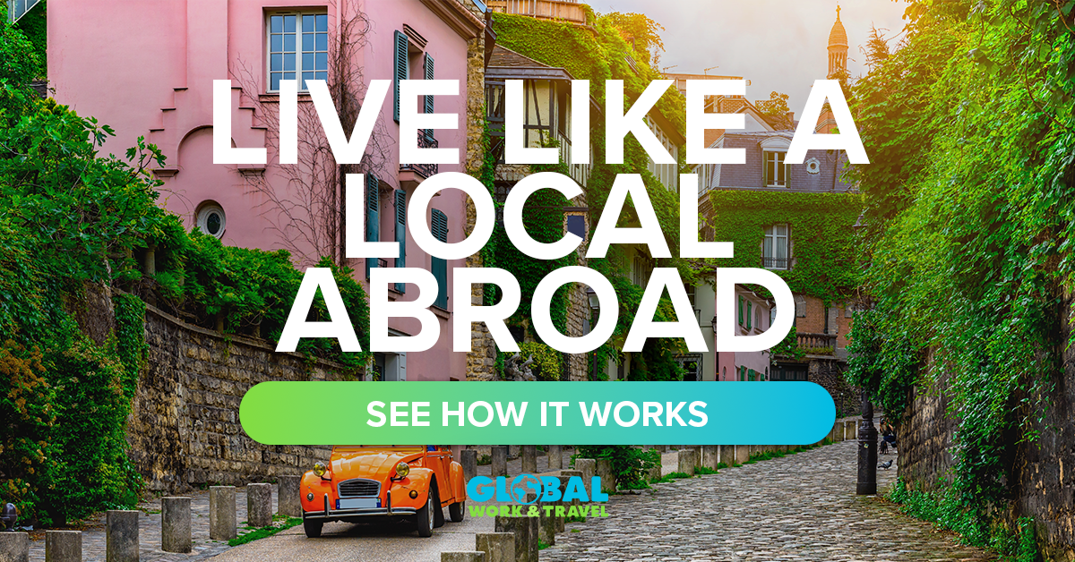 Global Work & Travel Facebook ad