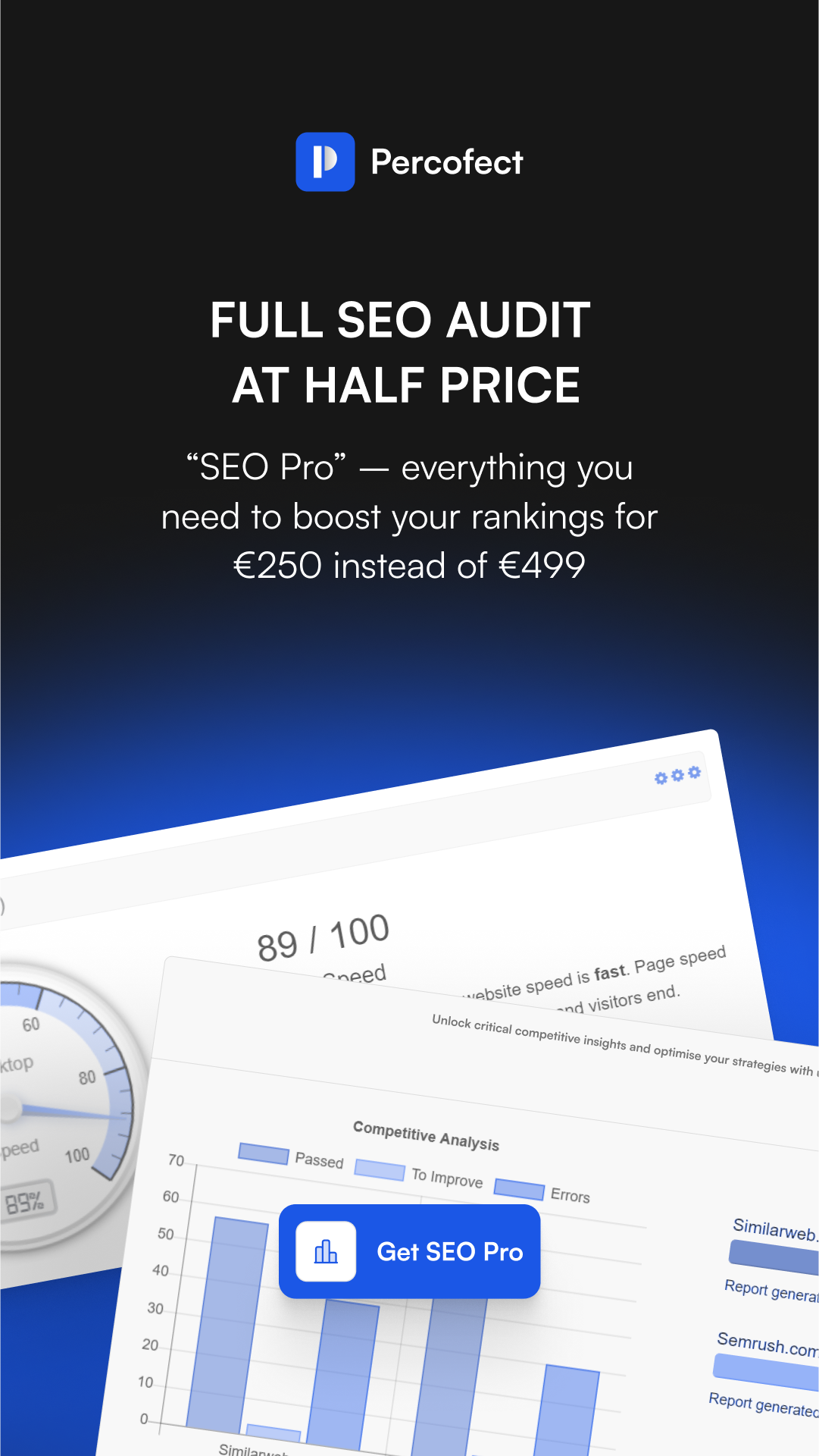 Percofect Facebook ad
