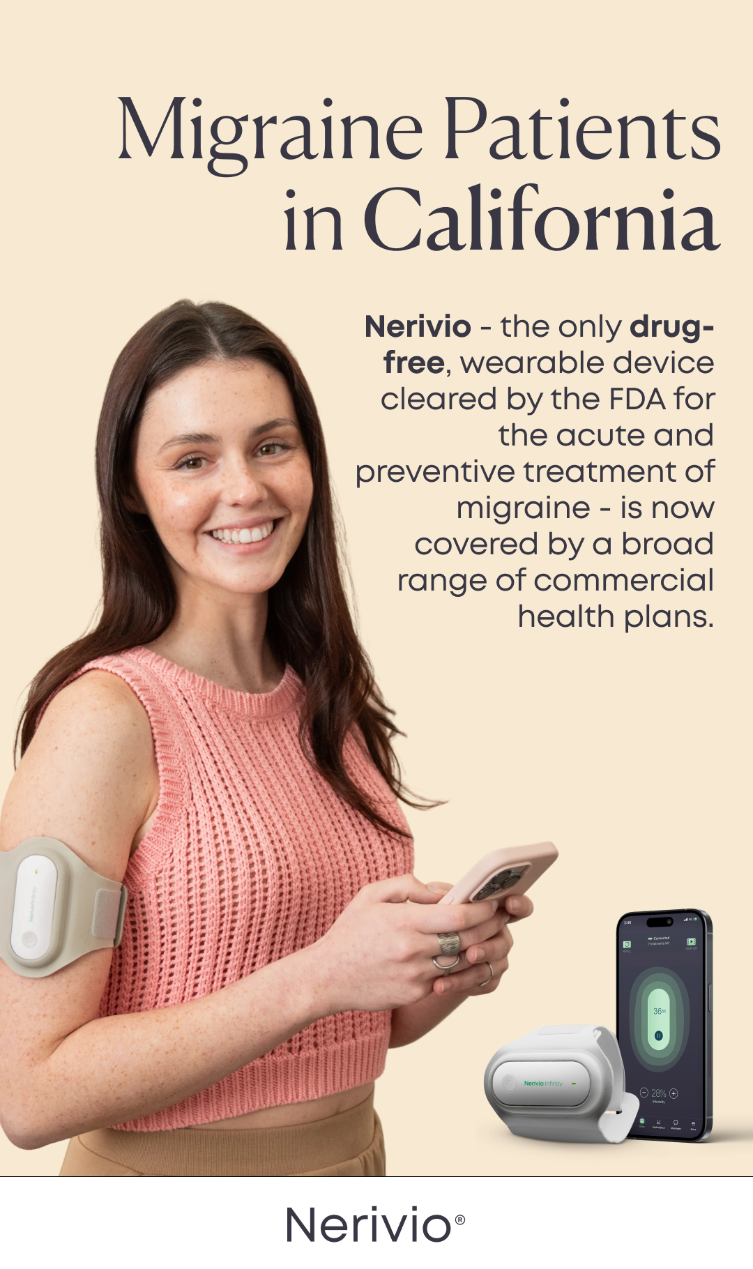 Nerivio Facebook ad
