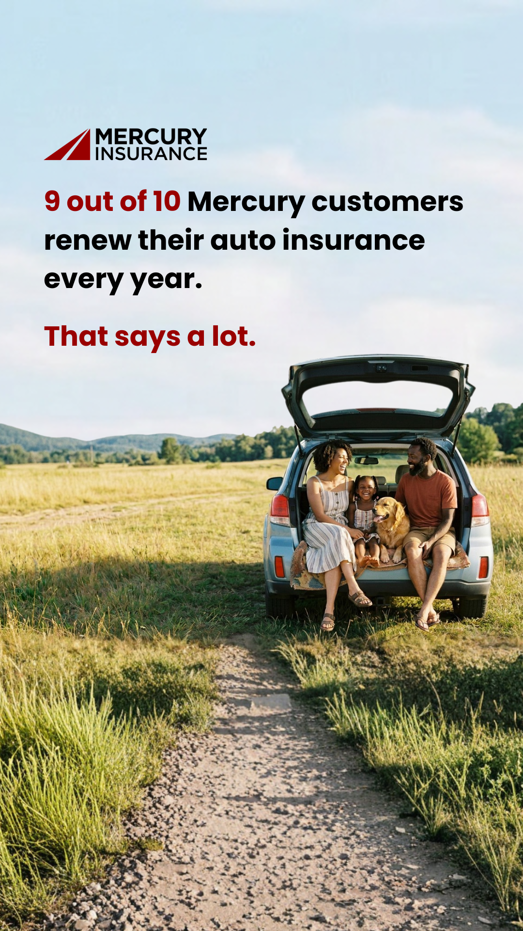 Mercury Insurance Facebook ad