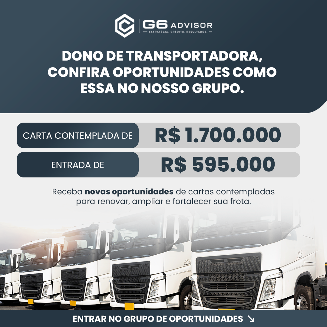 G6 Facebook ad: Empresário, encontre oportunidades de Cartas Contempladas…