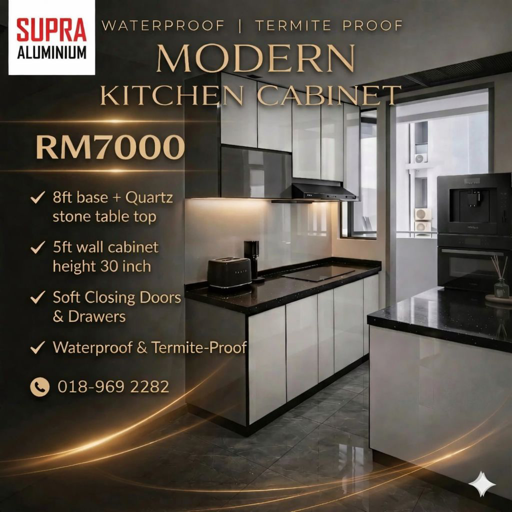 Supra Aluminium Kitchen Cabinet Facebook ad: GREAT SALE