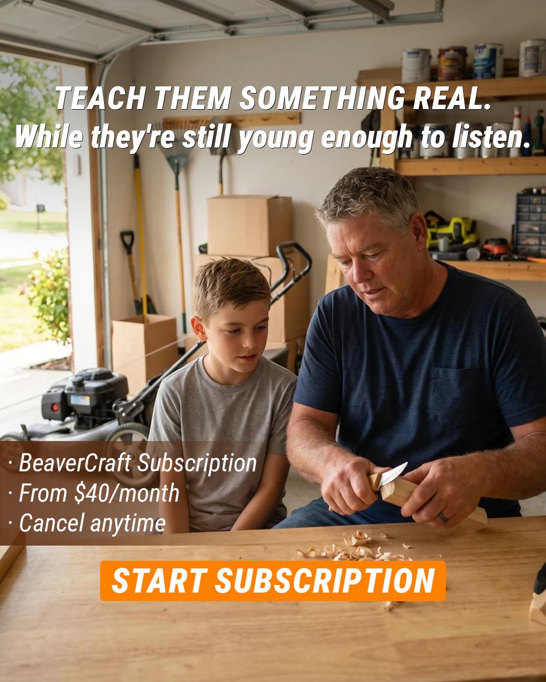 BeaverCraft Facebook ad
