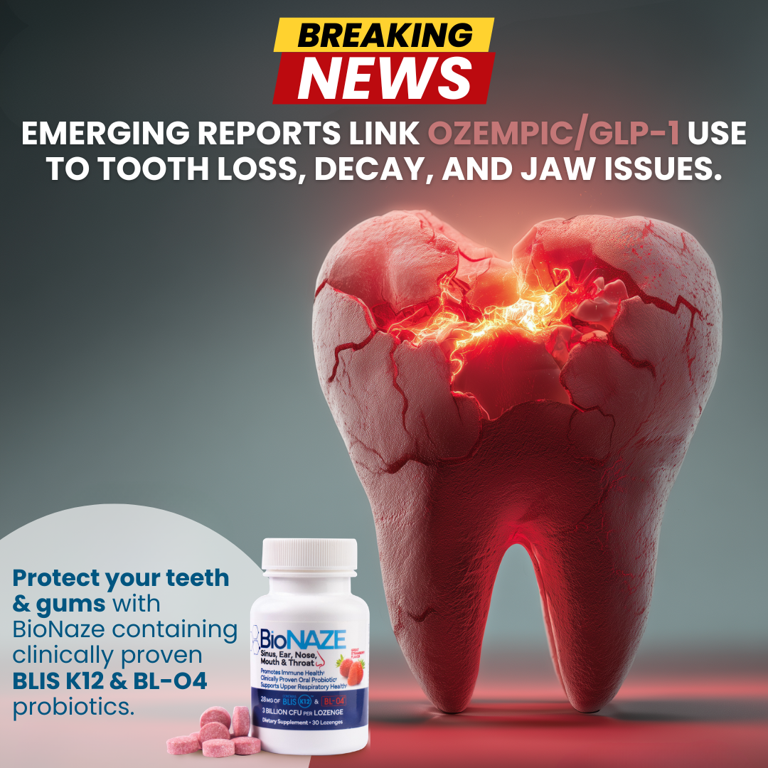 BioNaze by BioLabs Facebook ad: Protect Your Smile on GLP-1 Meds With BioNaze