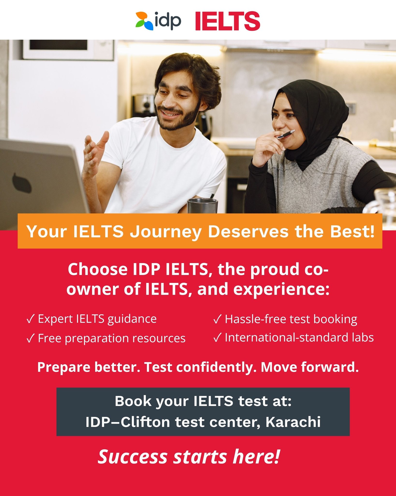 IELTS Essentials from IDP Facebook ad