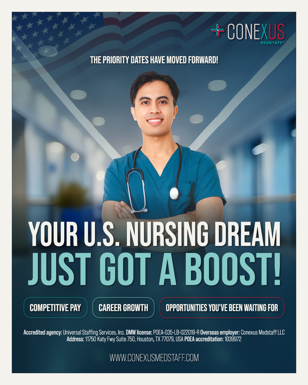 Conexus MedStaff LLC Facebook ad