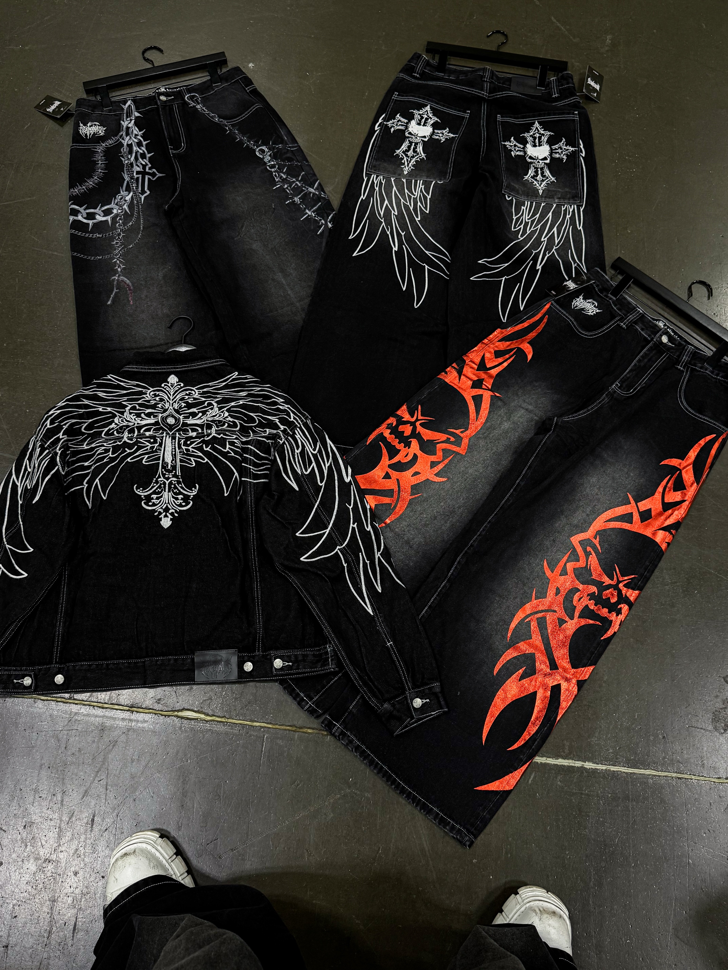 hell.vex Facebook ad: our first collection at a glance